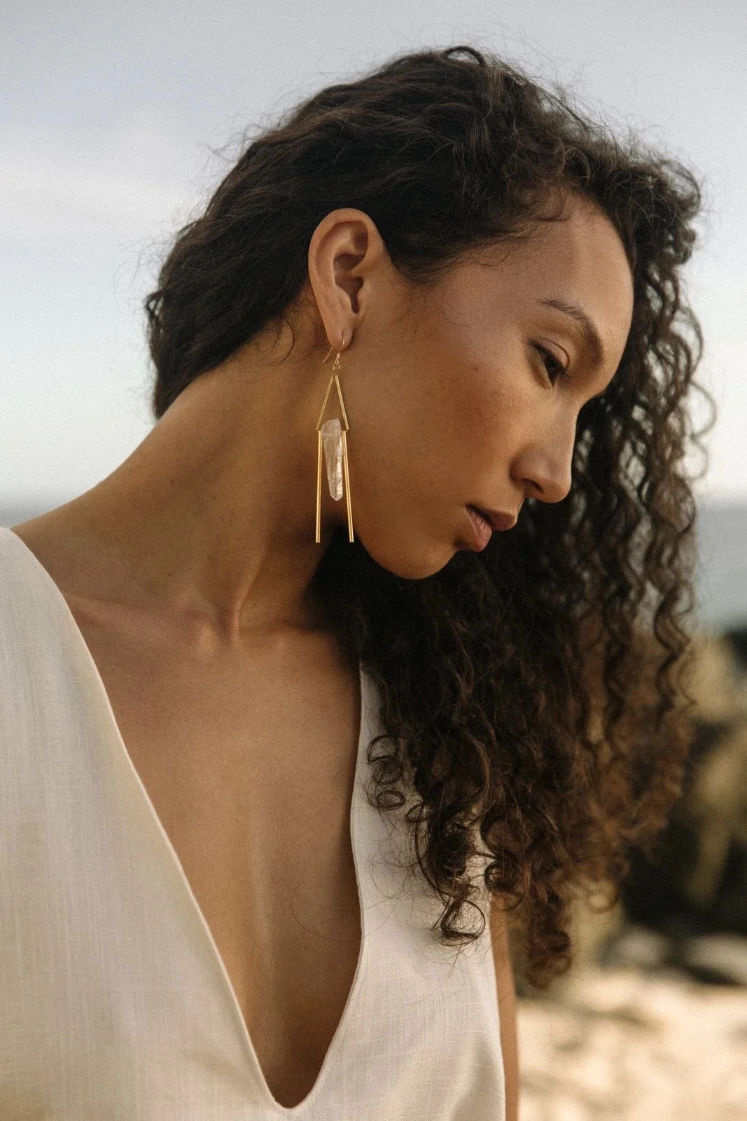 The Inner Peace Crystal Earrings