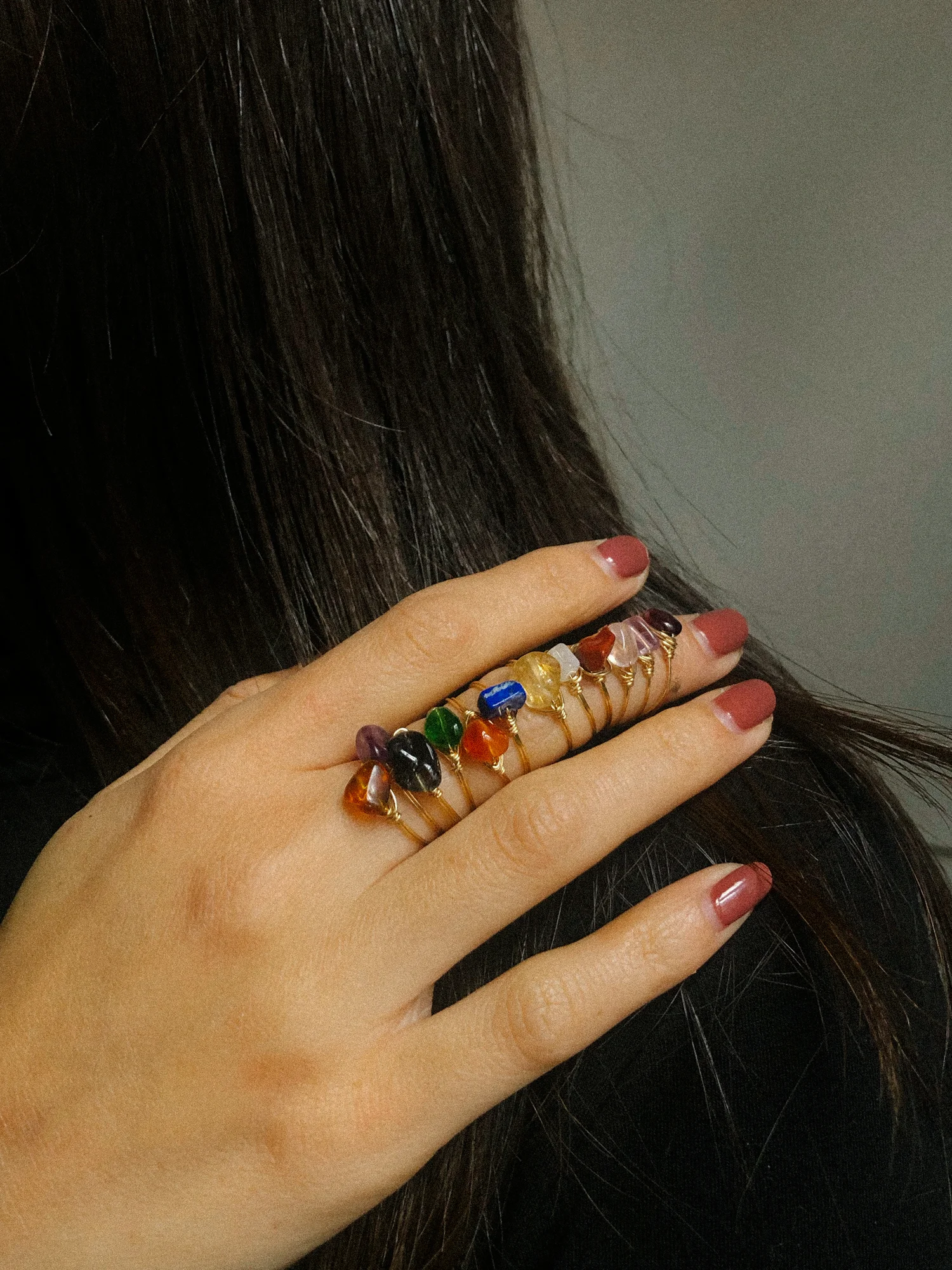From our Zodiac gemstone ring collection