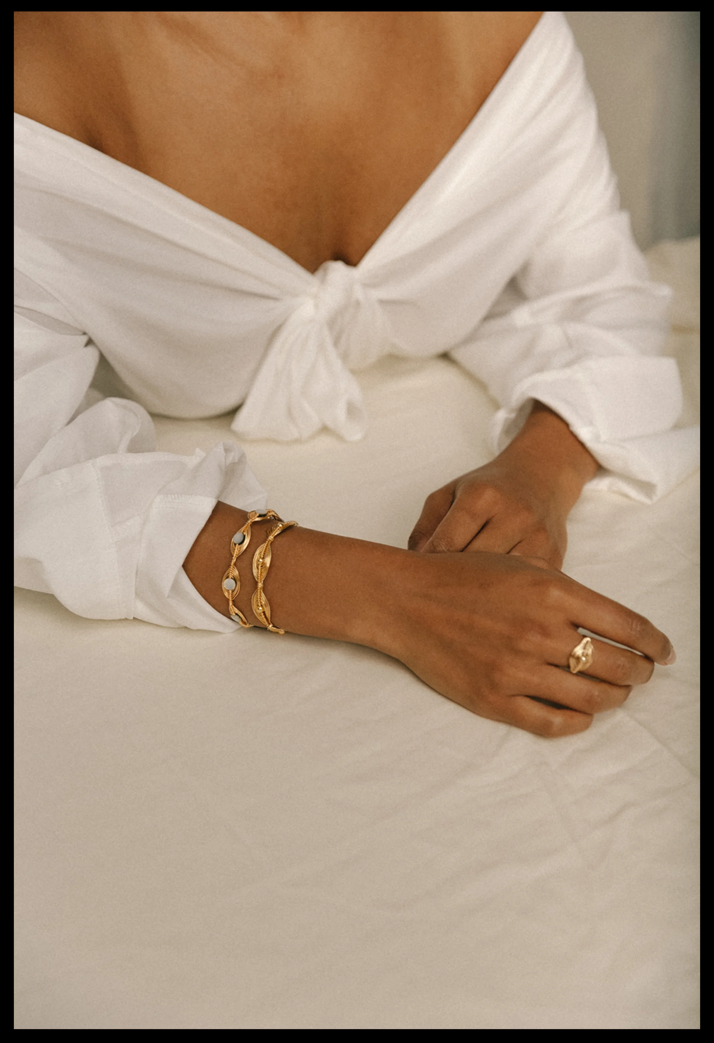 "There's beauty in simplicity." Rebirth ring & Nadi bracelets