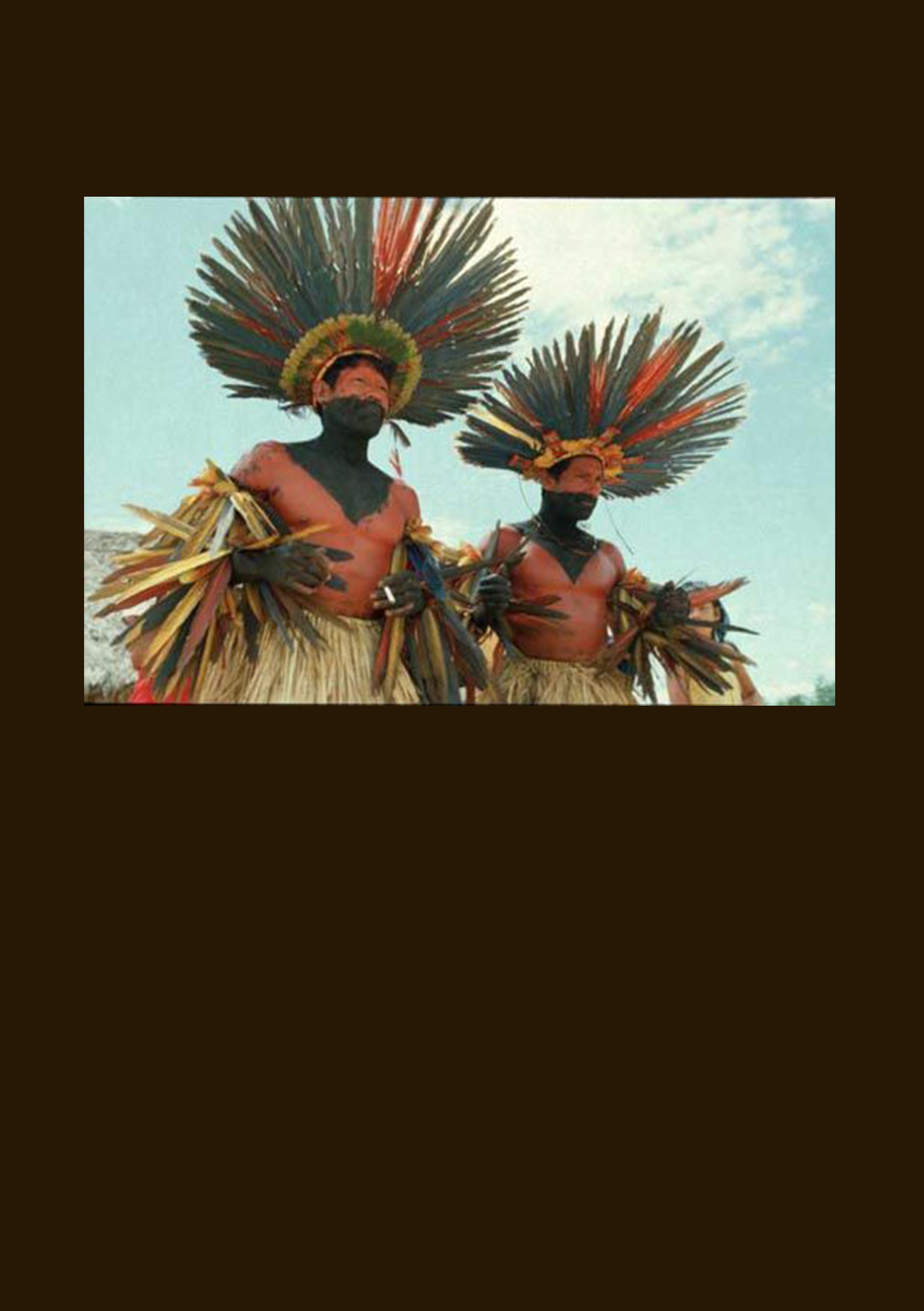 The funerary ritual of the Bororo, Brazil
