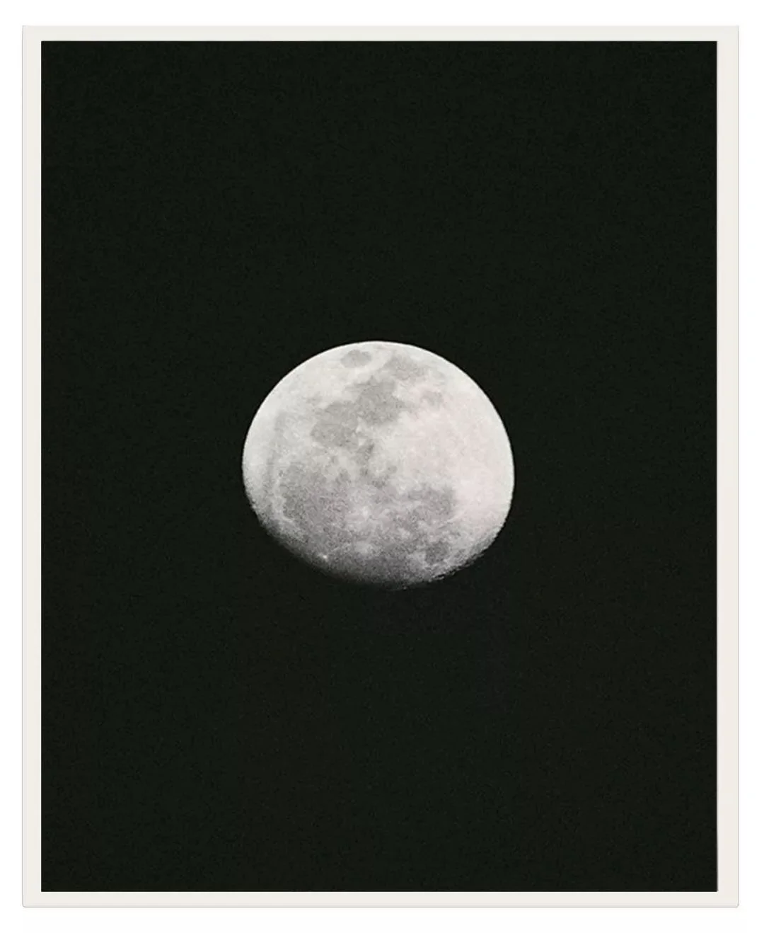 Moon above the Bali sea by Jean Pierrot
