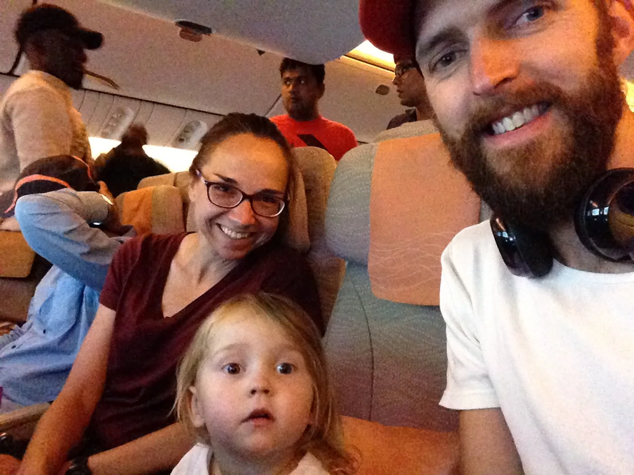 Flight 1 of many, leaving JHB in January