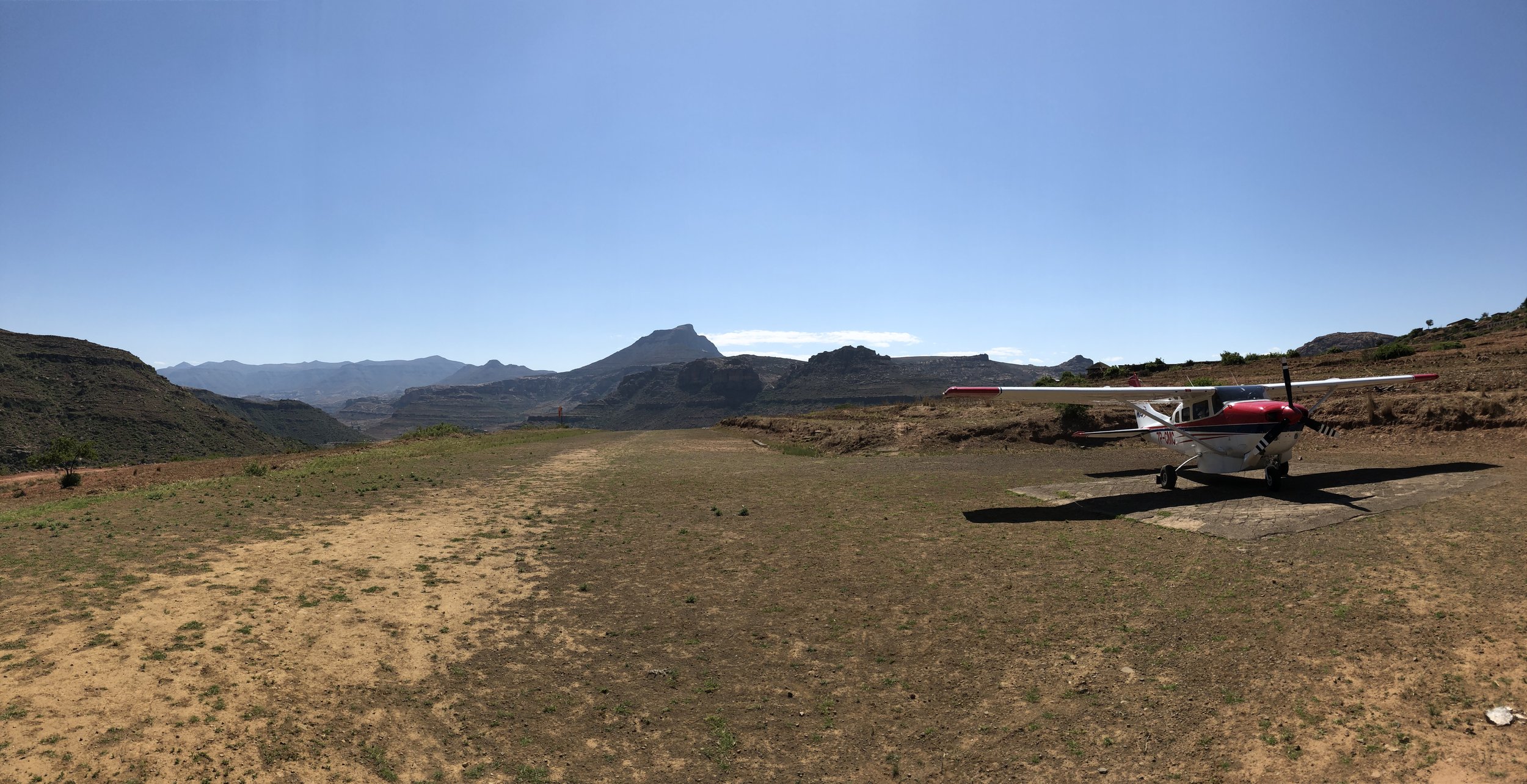 Our first airstrip for the day, Nohana