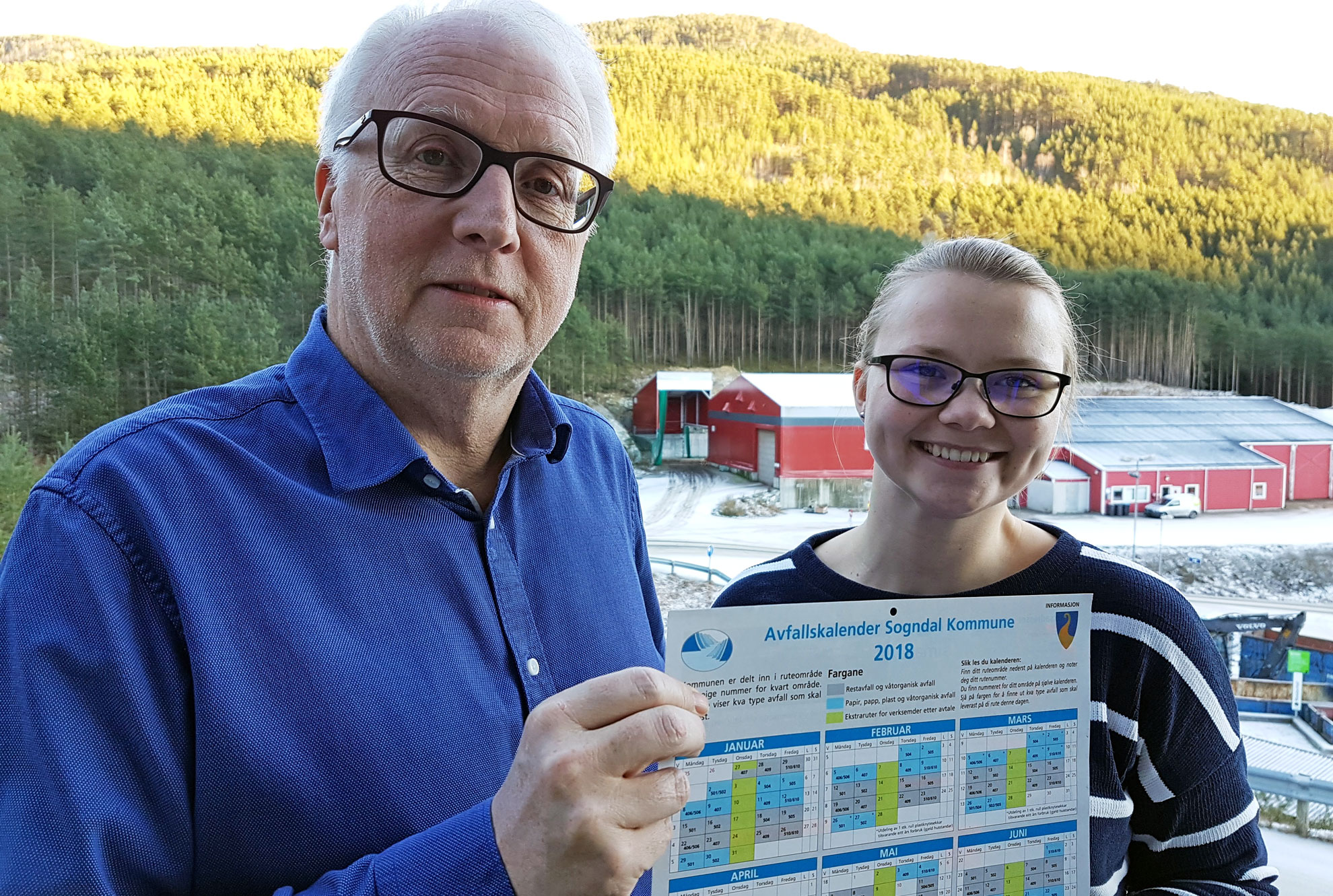 Pressemelding: SIMAS sluttar å sende ut avfallskalenderen i posten - satsar digitalt