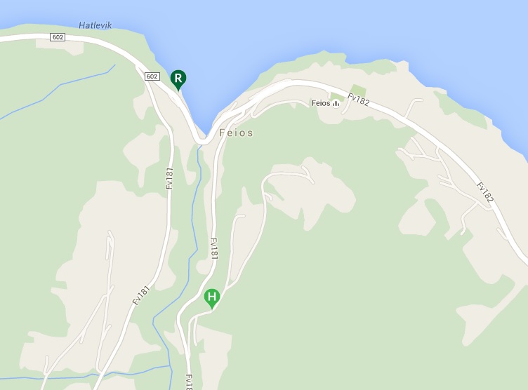 Hyttecontainer i Feios er flytta