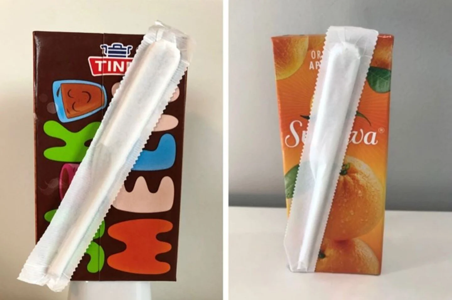 Millionar av plastsugerøyr erstatta med papp