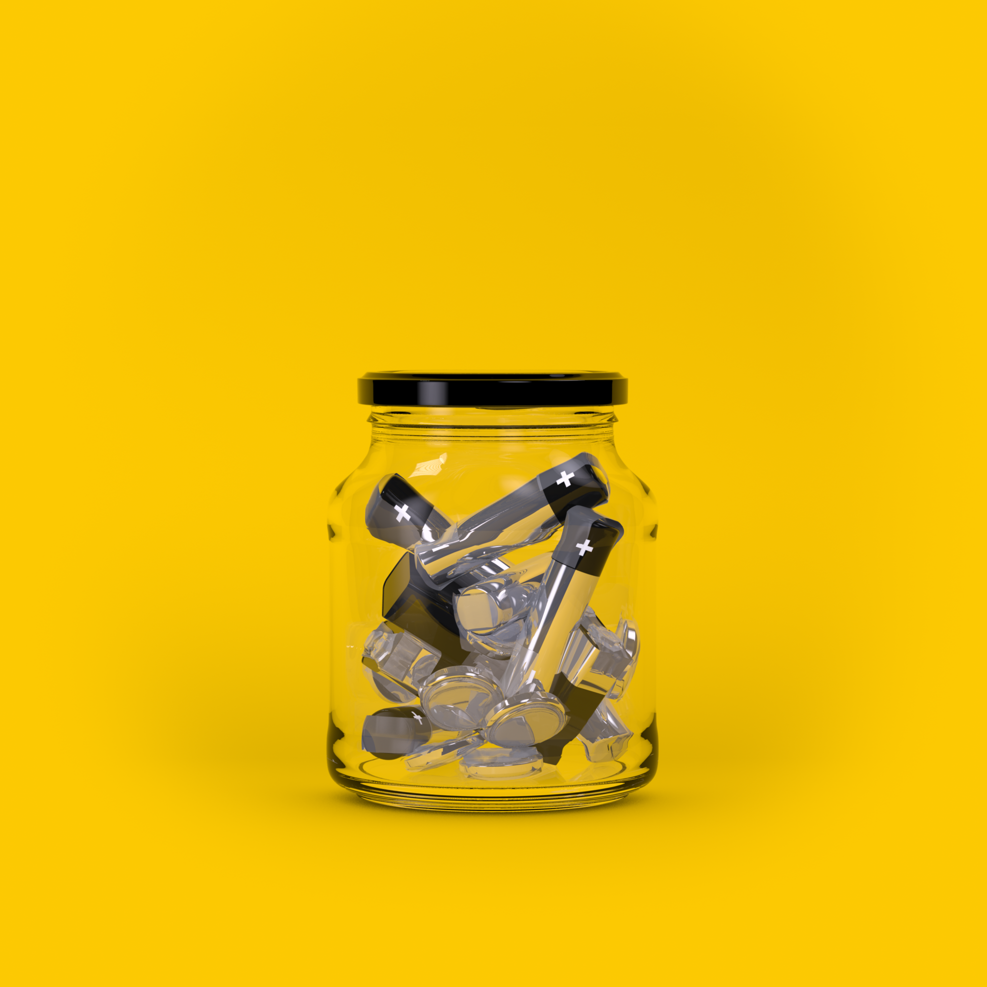 Batteri + teip + syltetøyglas = sant ❤️🔋