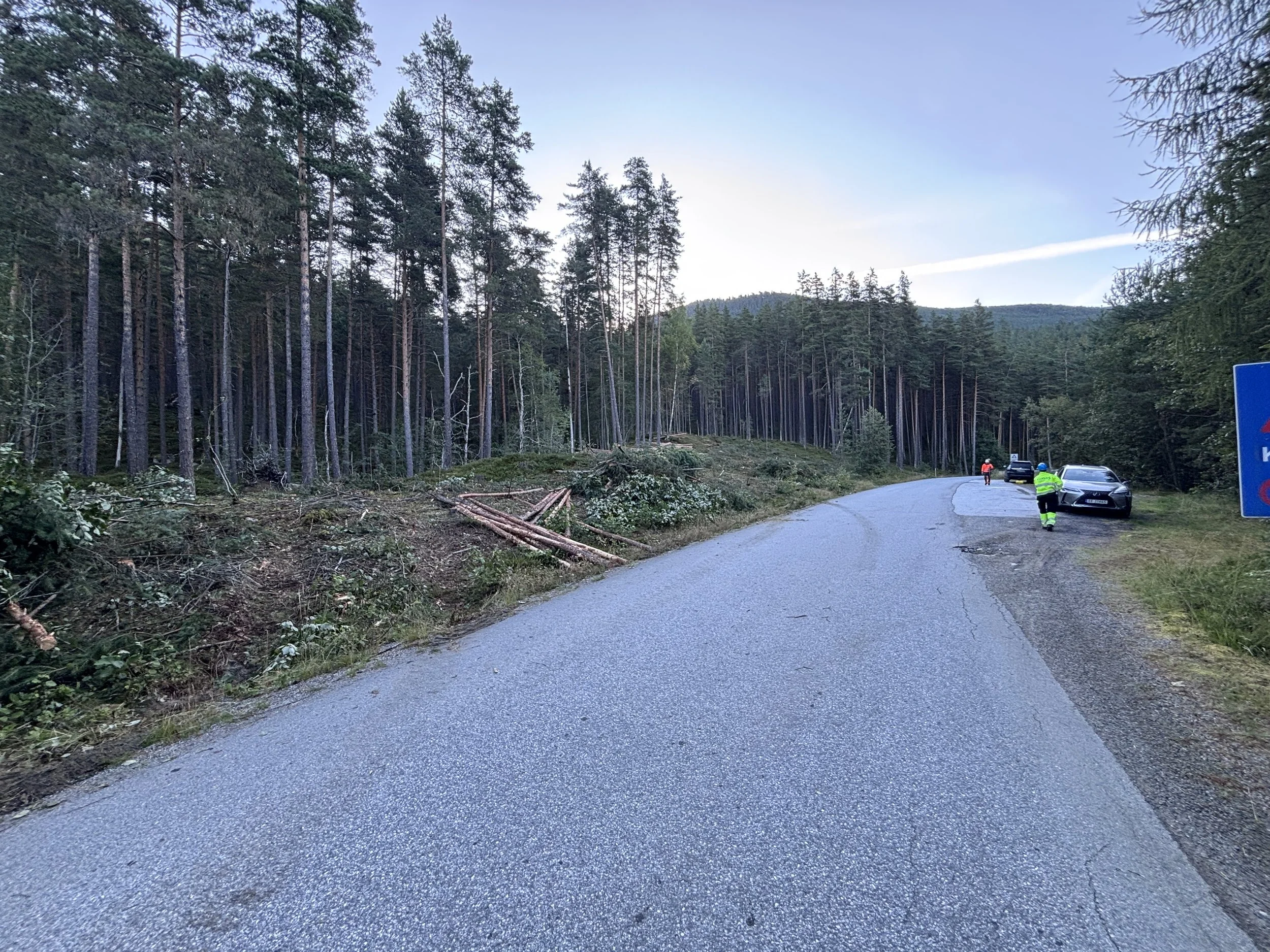 Arbeidet med den nye vegen er i gong!