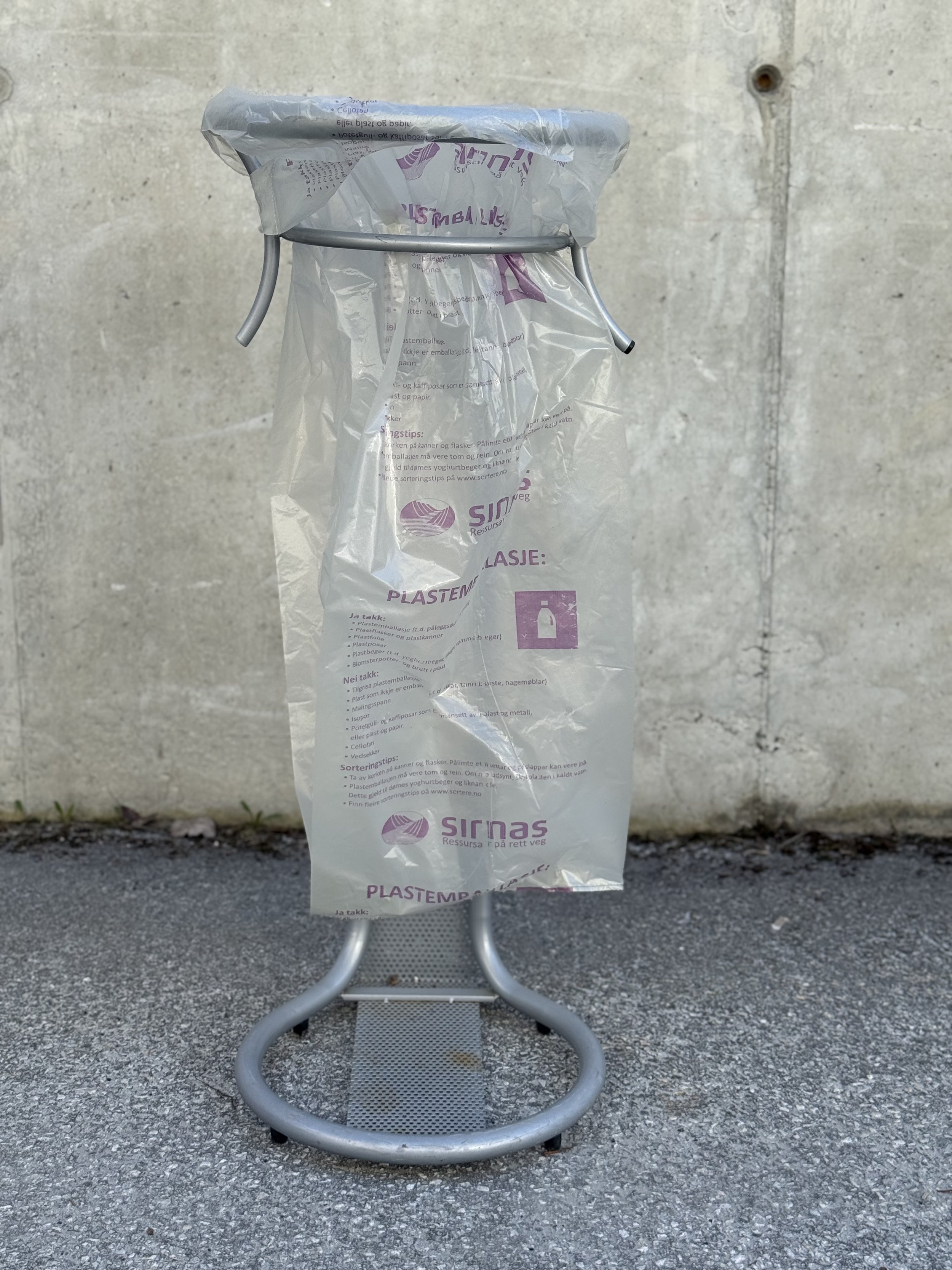 Snart kjem plastsekkane til burettslag og sameige!