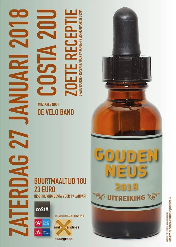 Gouden Neuzen van 2018. De genomineerden. 