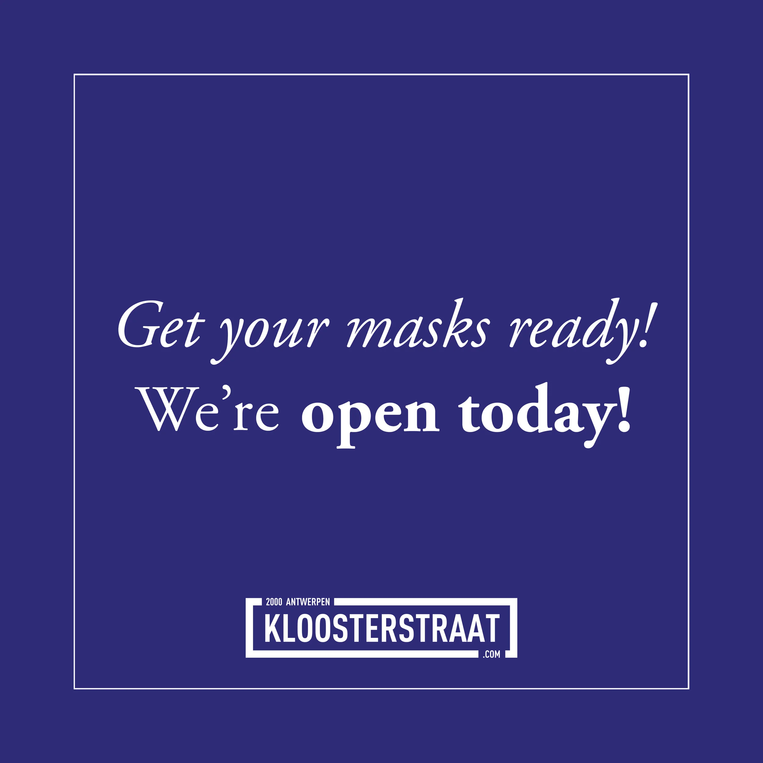 Kom zalig nazomeren in de Kloosterstraat! 