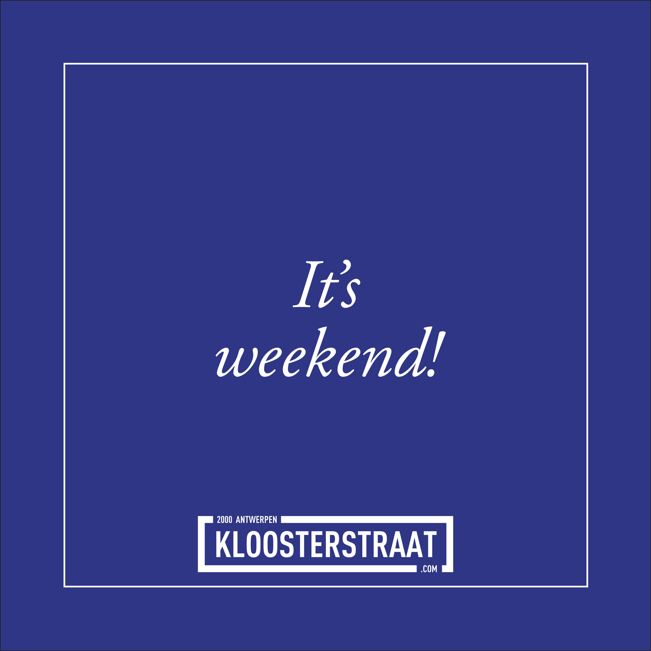 Een extra uur weekend! Dat besteed je toch bij ons? 