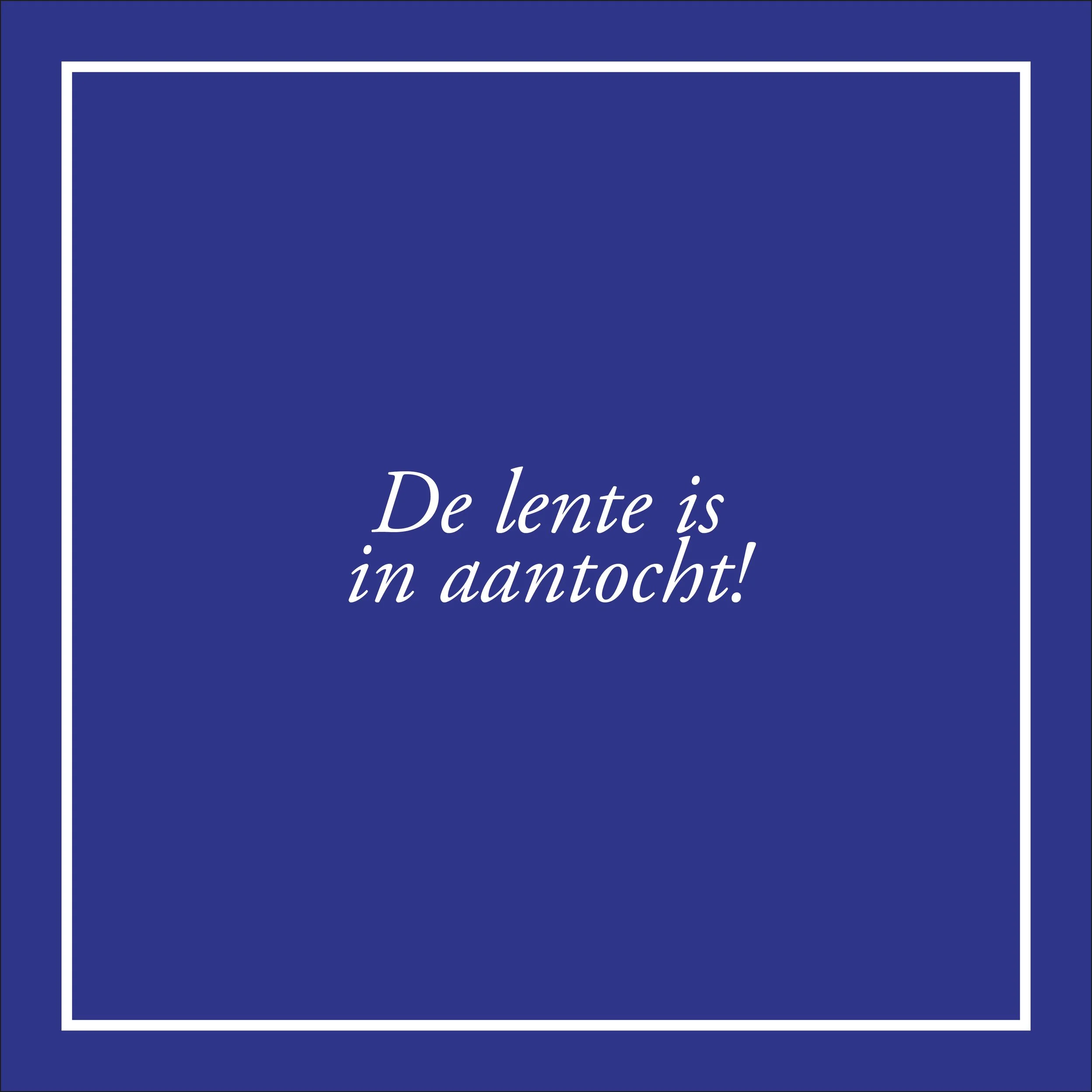 De lente is in aantocht! Ben jij al helemaal klaar voor het nieuwe seizoen? 