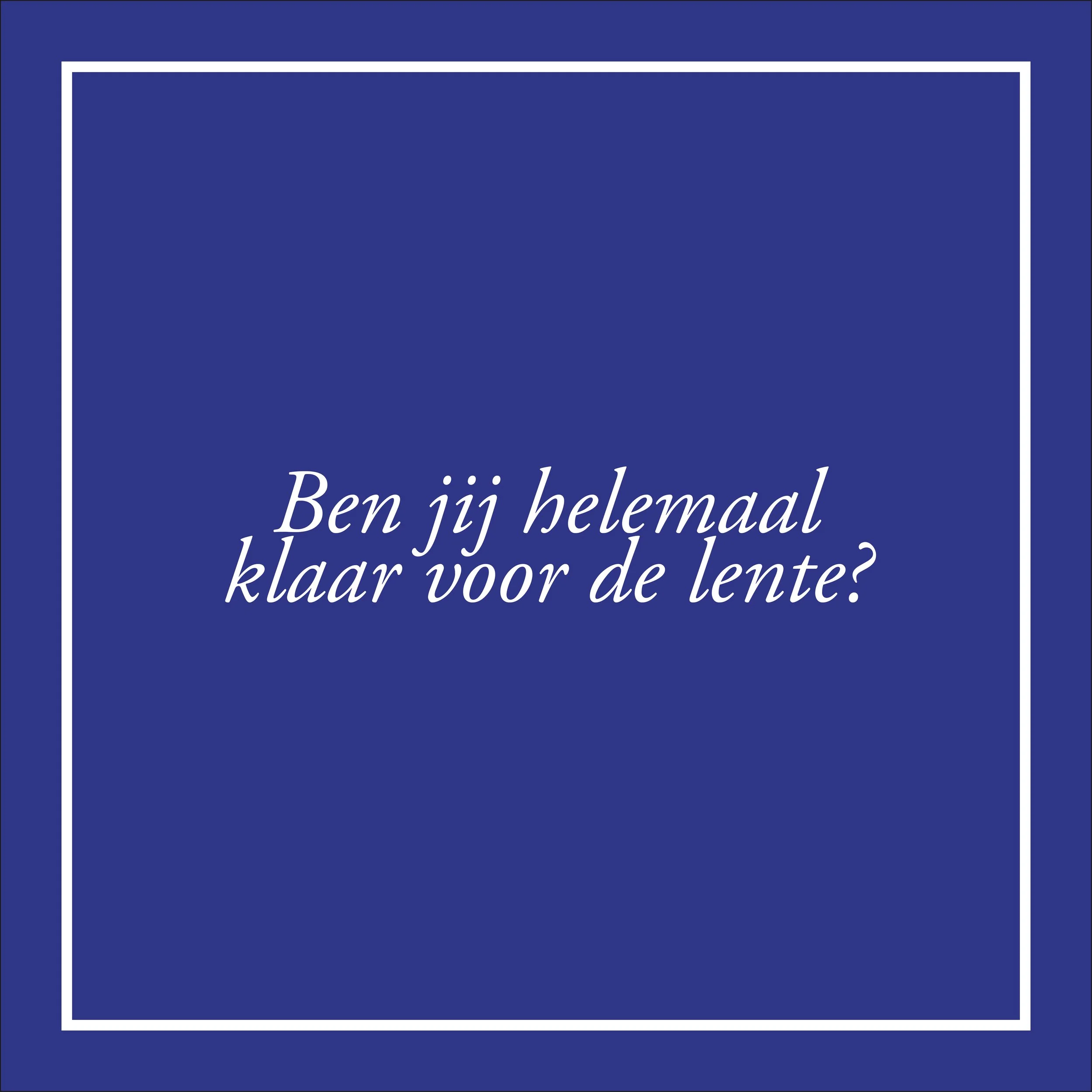 Haal de lente in huis! 