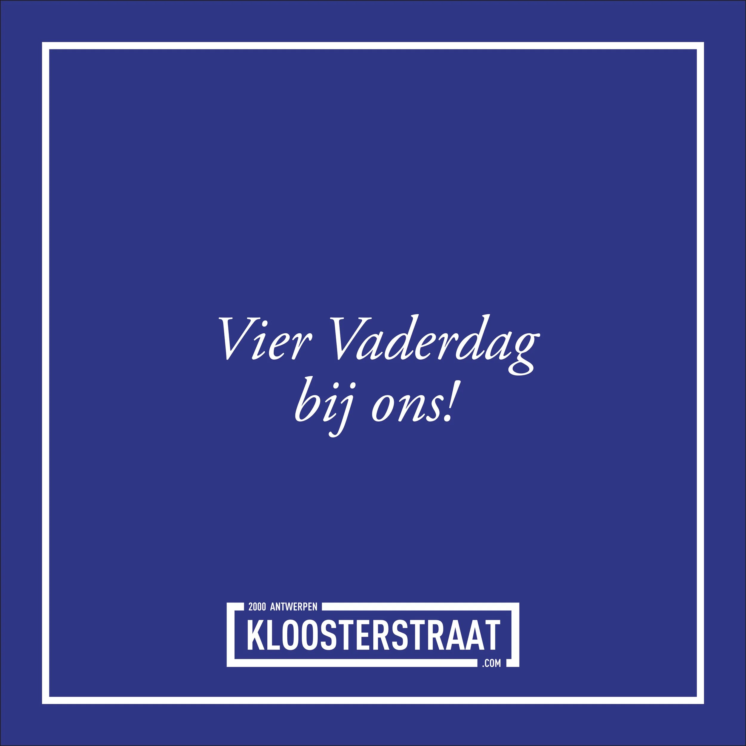 Kom jij Vaderdag vieren bij ons? 