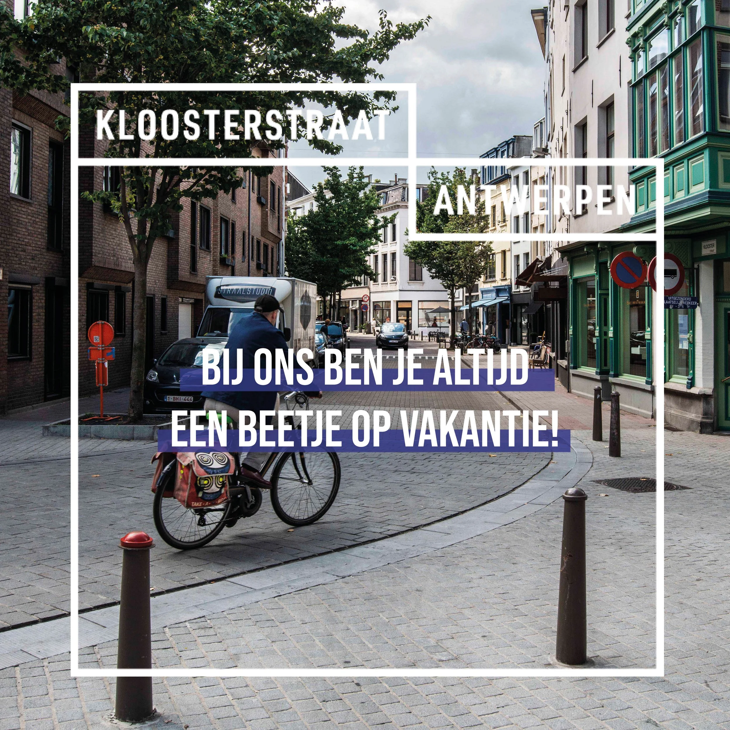 Back to reality? Geniet van nog wat vakantiegevoel in onze straat. 