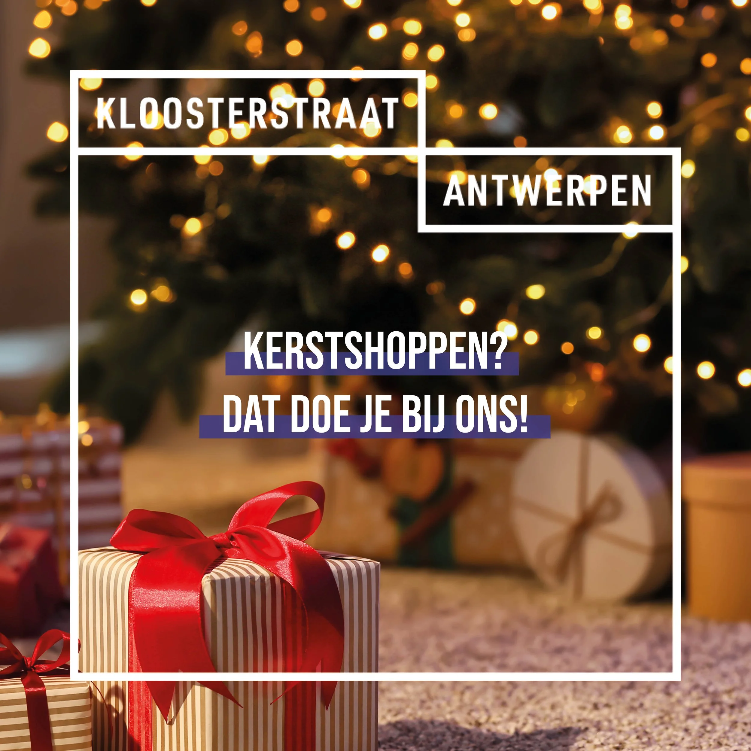 De bestemming voor je kerstshopping? De Kloosterstraat! 