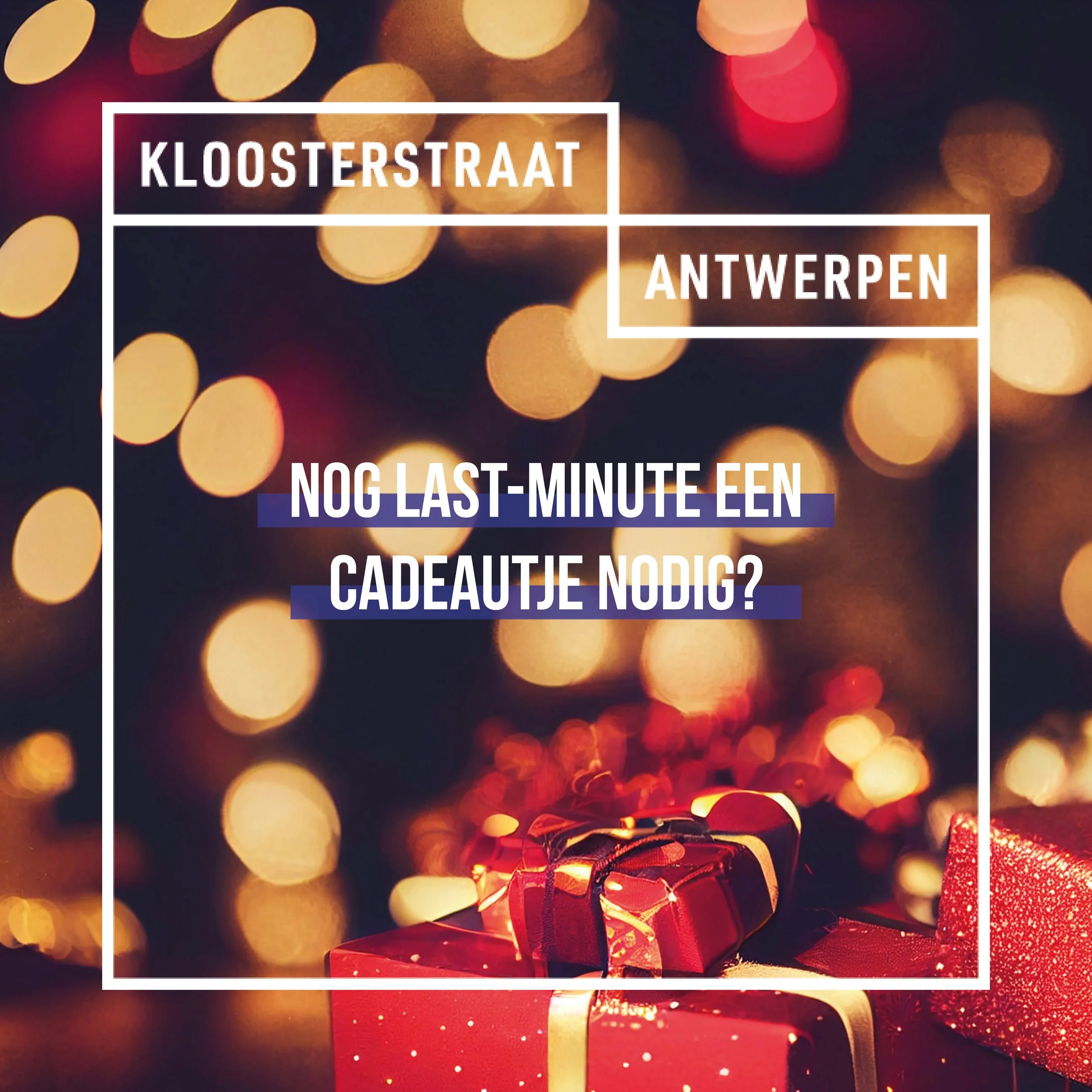 Last-minute je cadeautjes shoppen? Je vindt ze bij ons. 