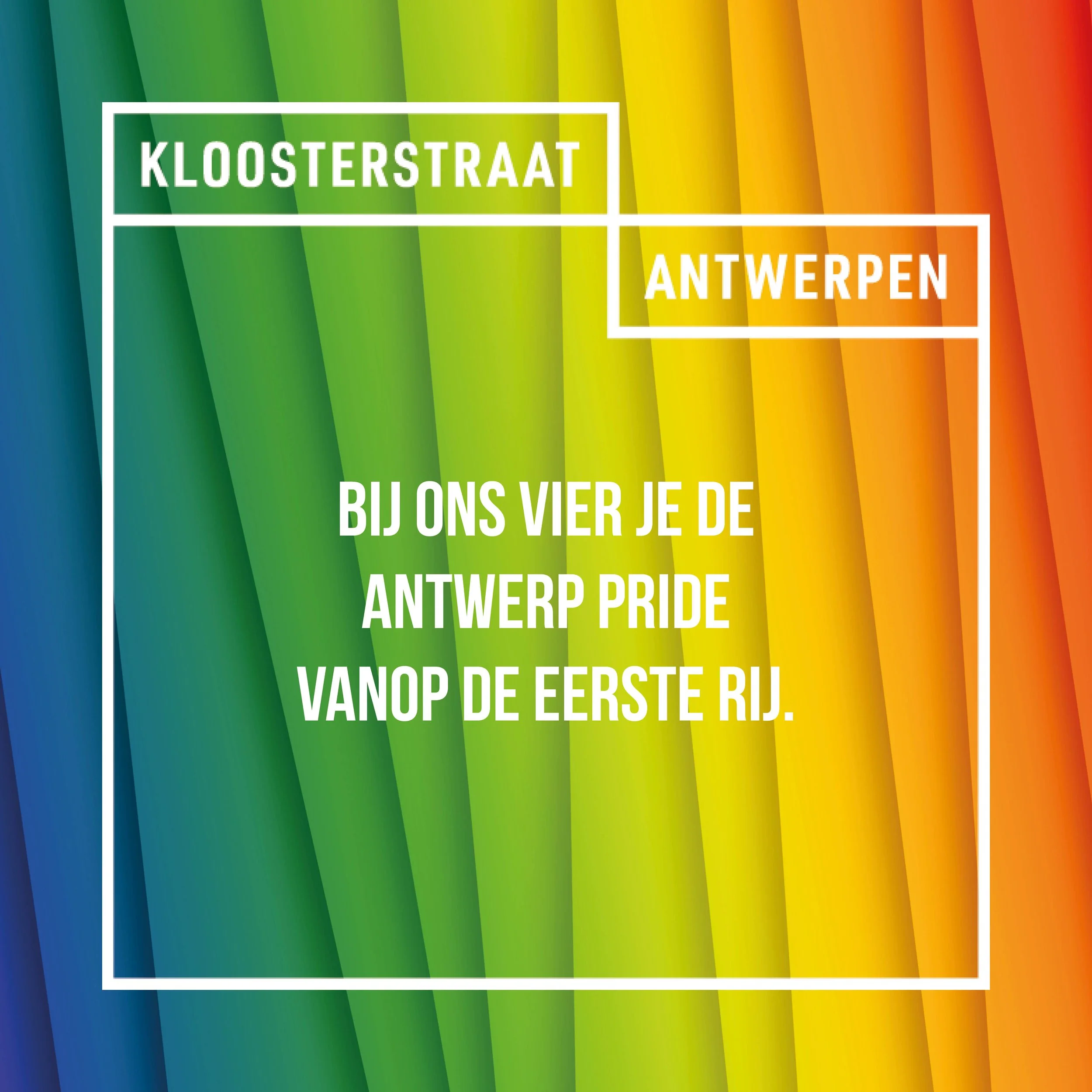 Ook klaar voor een spetterend weekend bij ons? Kom langs tijdens Antwerp Pride en shop meteen een cadeautje voor Moederdag. 