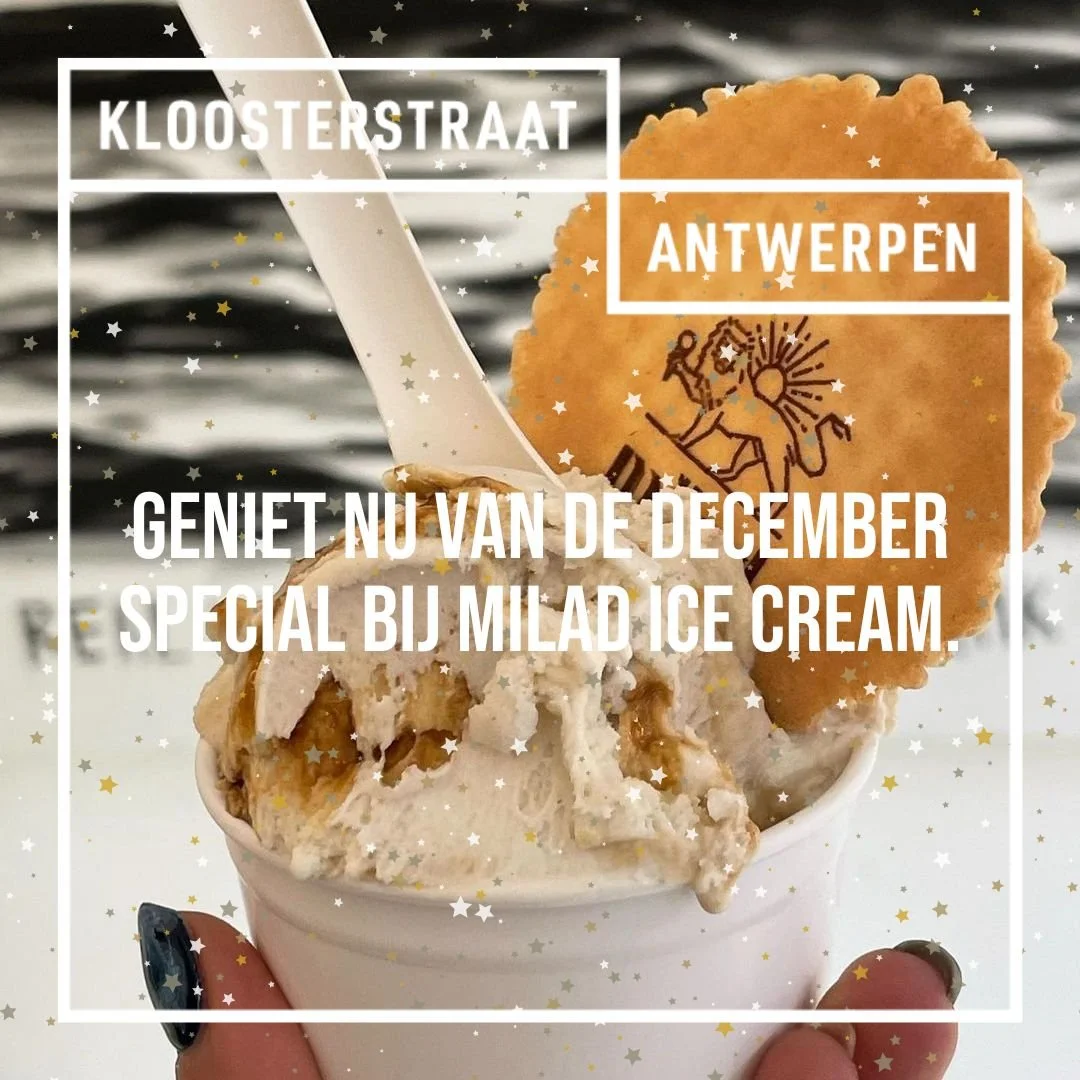 Geniet van de december special bij milad ice cream!