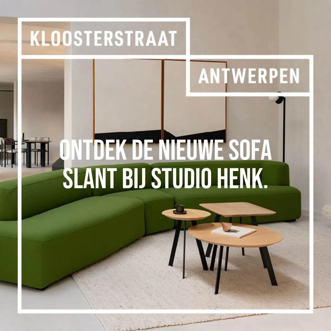 Ontdek de nieuwe sofa Slant bij Studio Henk.