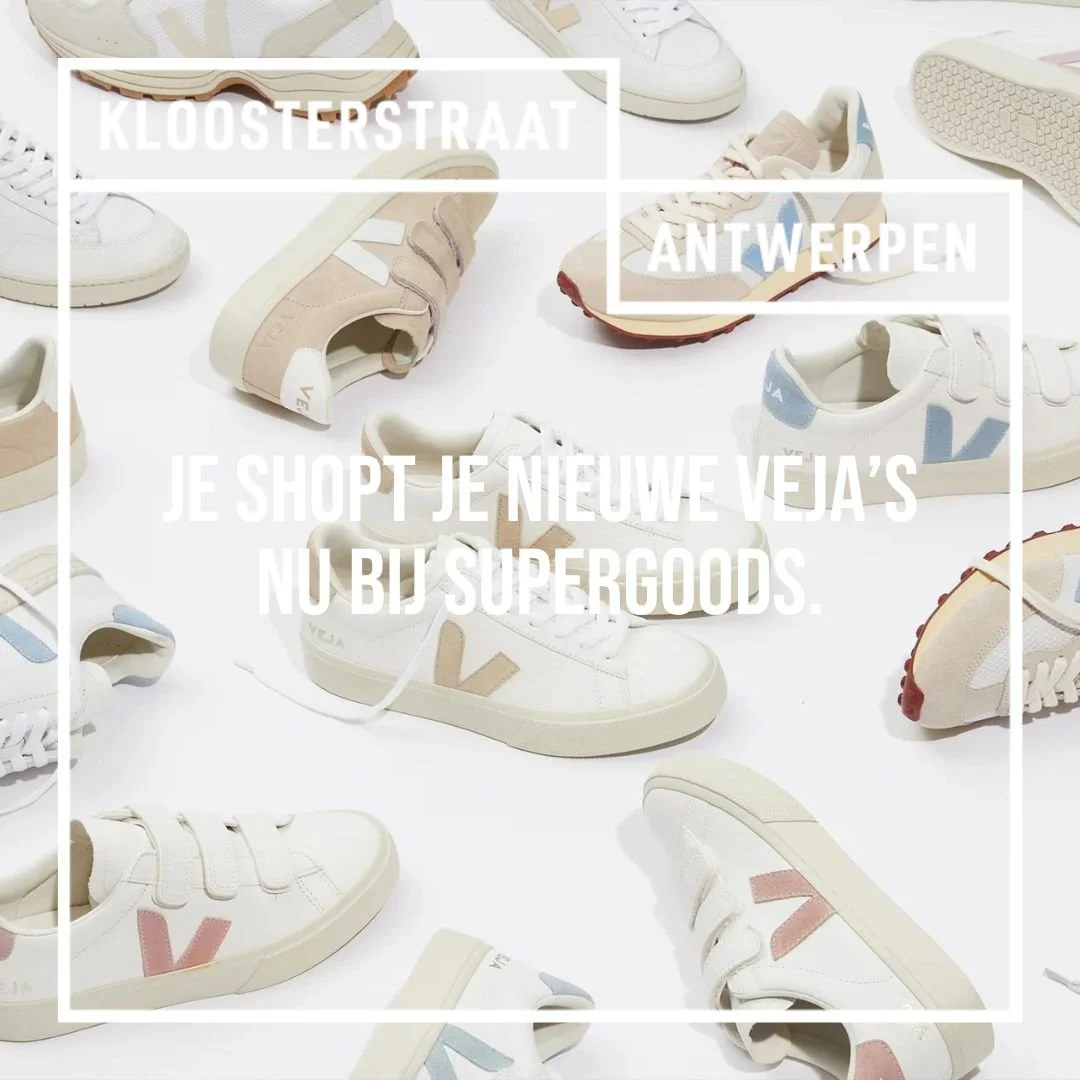 Je shopt je nieuwe Veja’s nu bij Supergoods. 
