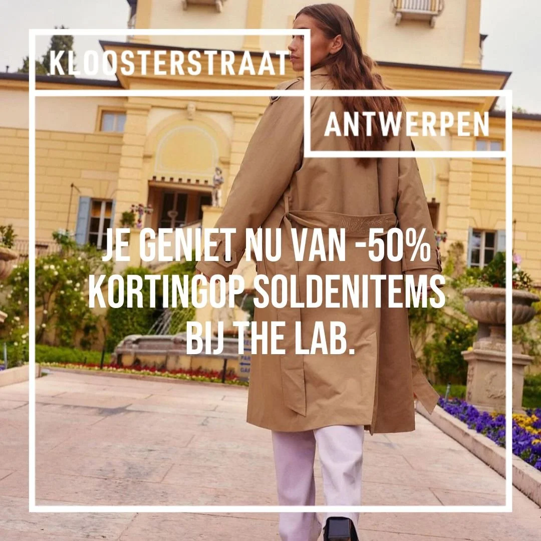 Geniet nu van -50% korting tijdens de solden bij The Lab.