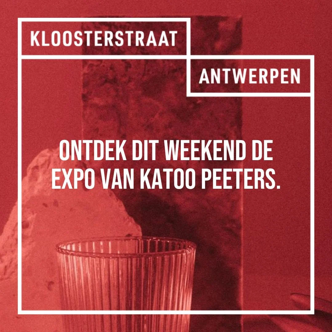Ontdek de expo van Katoo Peeters in de Kloosterstraat dit weekend.