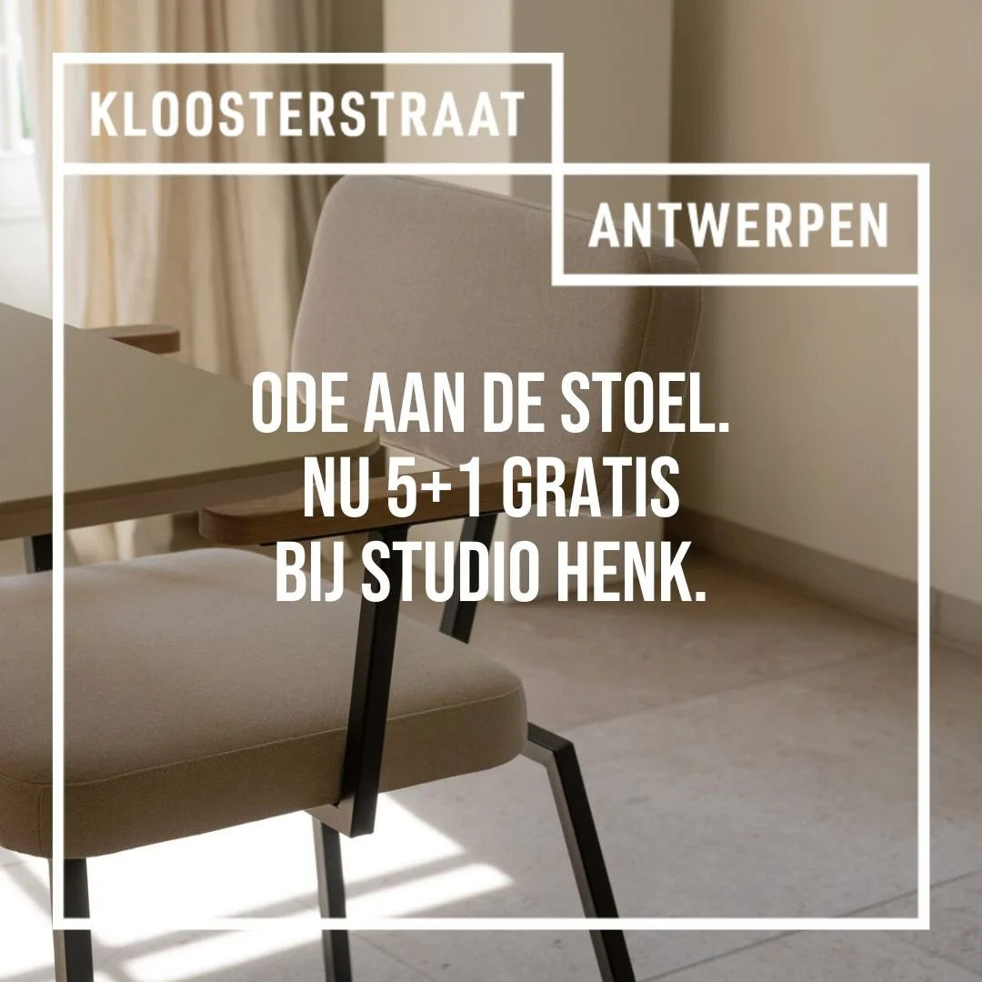 Ode aan de stoel bij Studio Henk.