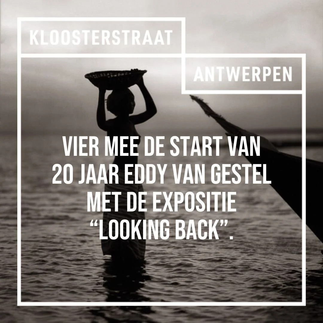 Vier mee de start van 20 jaar Eddy Van Gestel met de Expositie ‘Looking back’.
