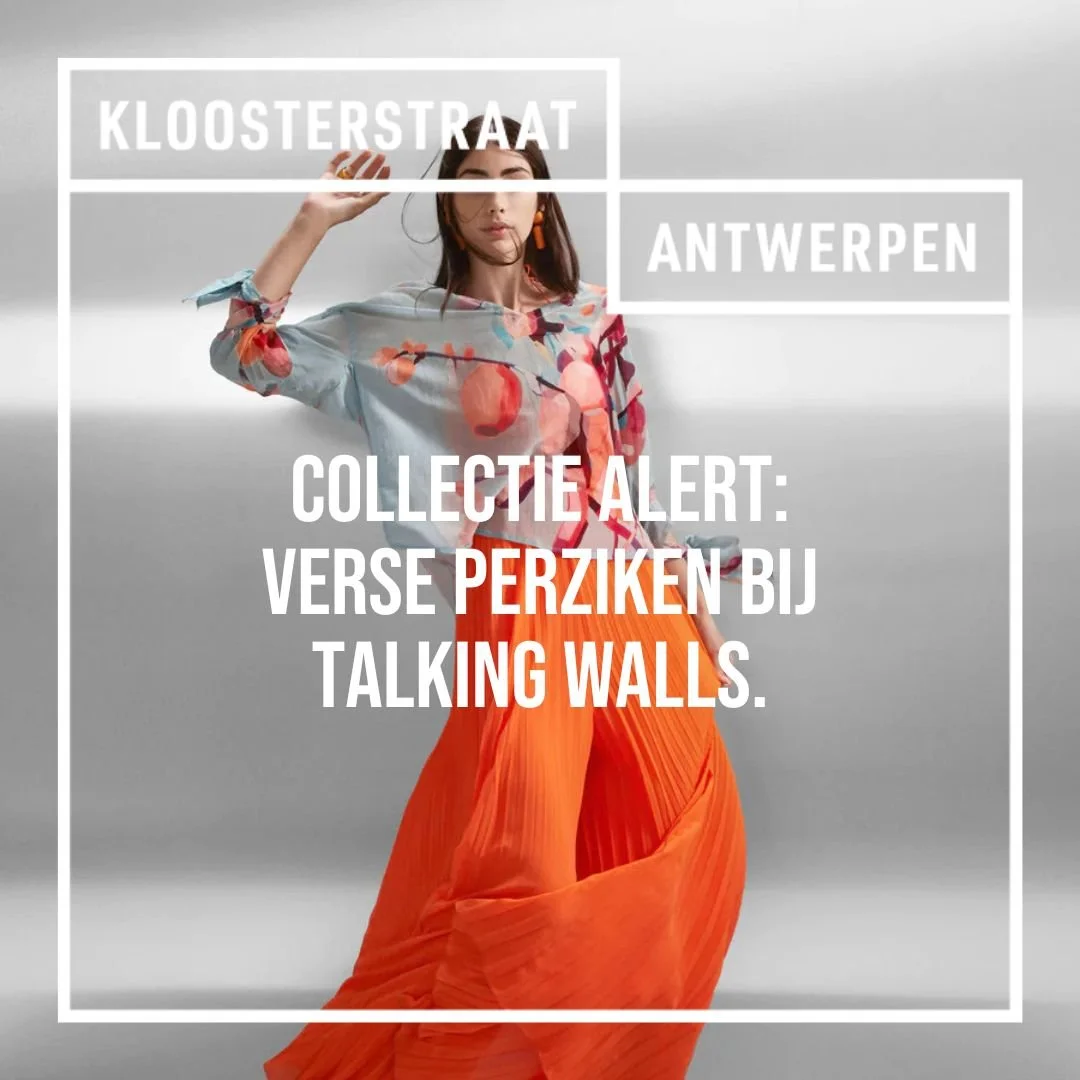 Collectie alert: verse perziken bij Talking Walls.