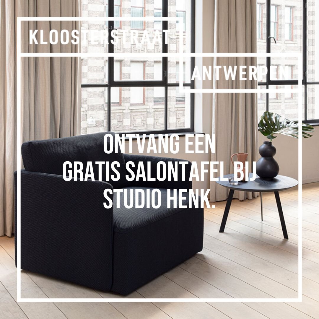 Vier de zomer en ontvang een gratis salontafel bij Studio HENK.