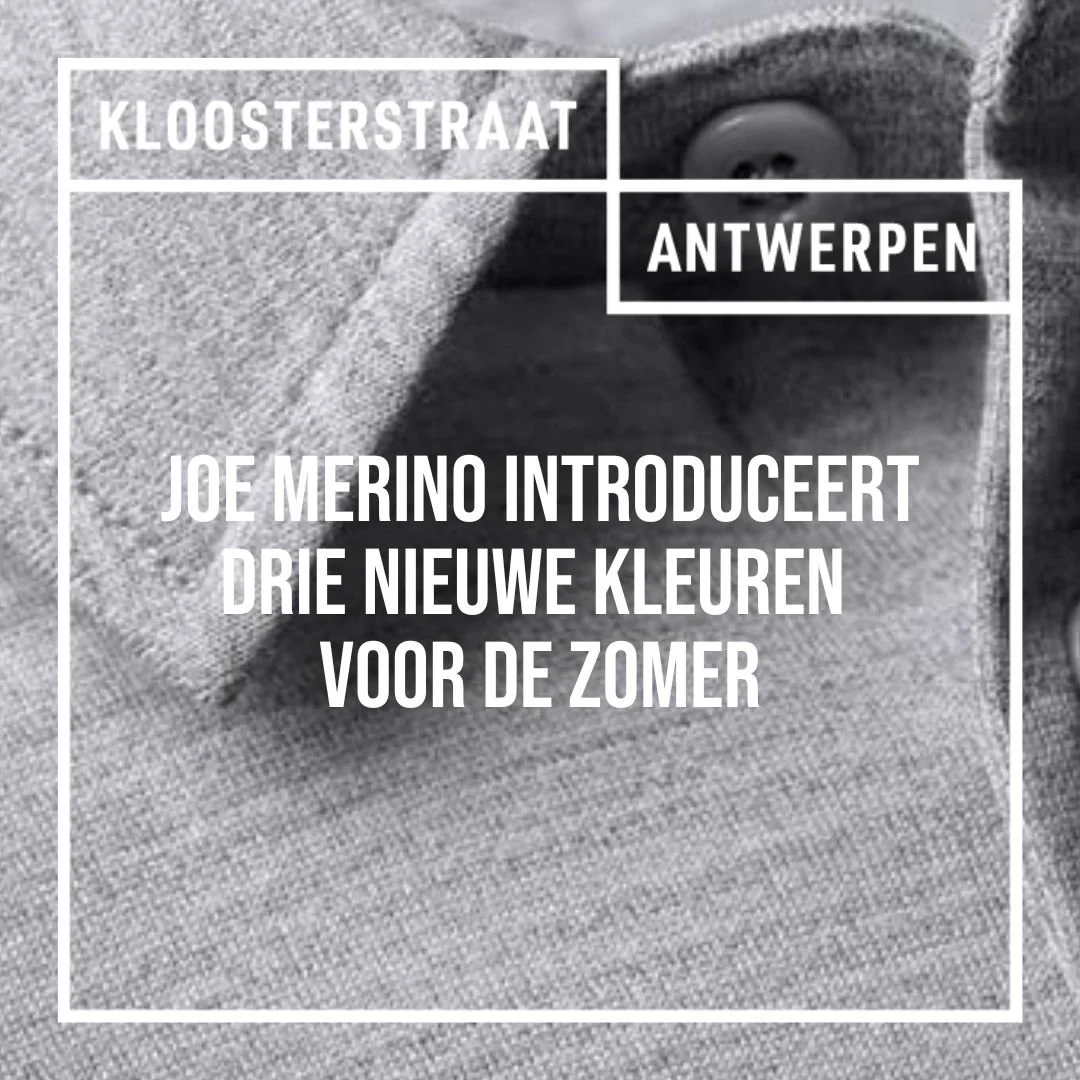 Joe Merino introduceert drie nieuwe kleuren voor de zomer.