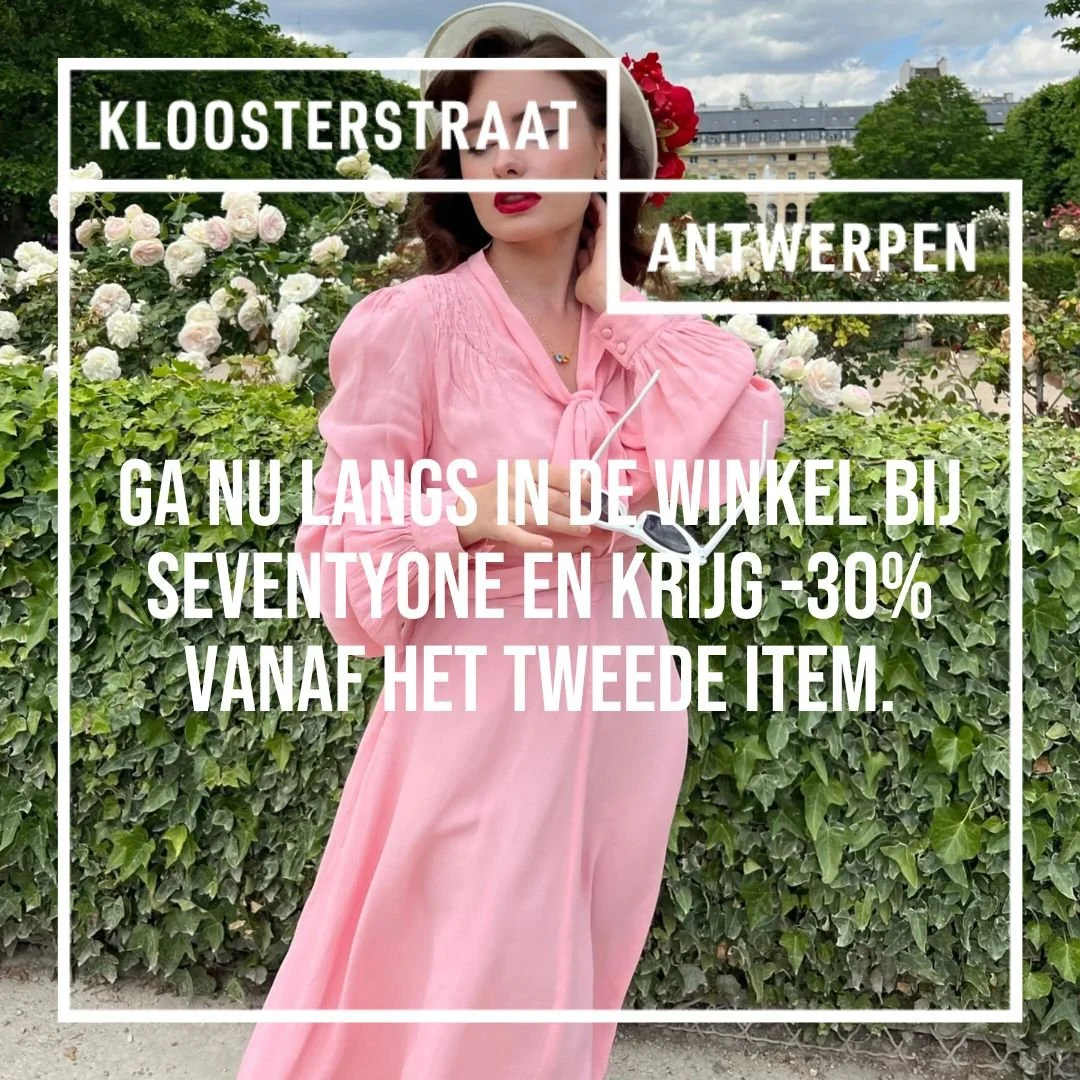 Wachten op de solden? Hoeft niet bij SeventyOne geniet nu al van de koppelverkoop. 