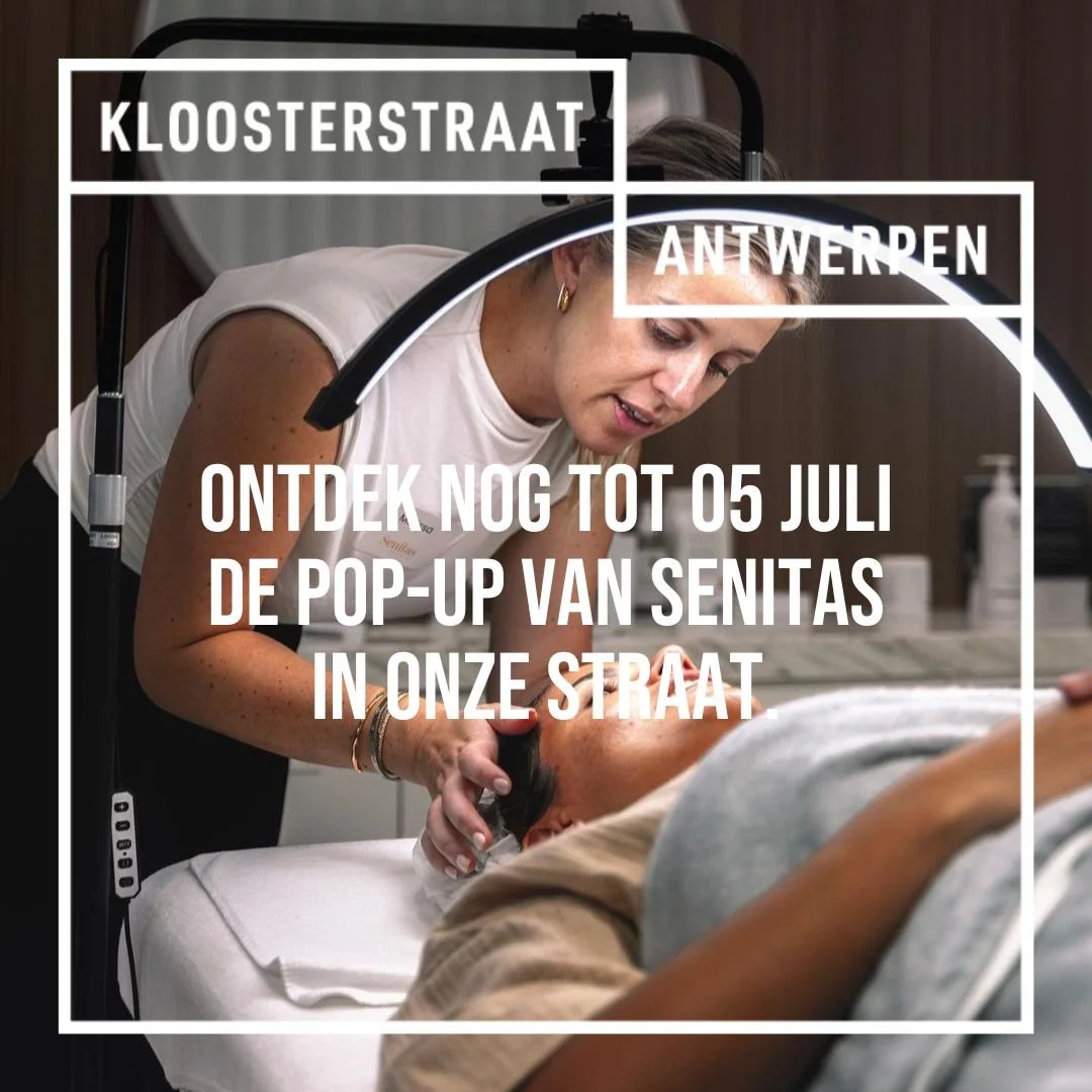 Nog tot 05 juli ontdek je de pop-up van Senitas in onze straat. 
