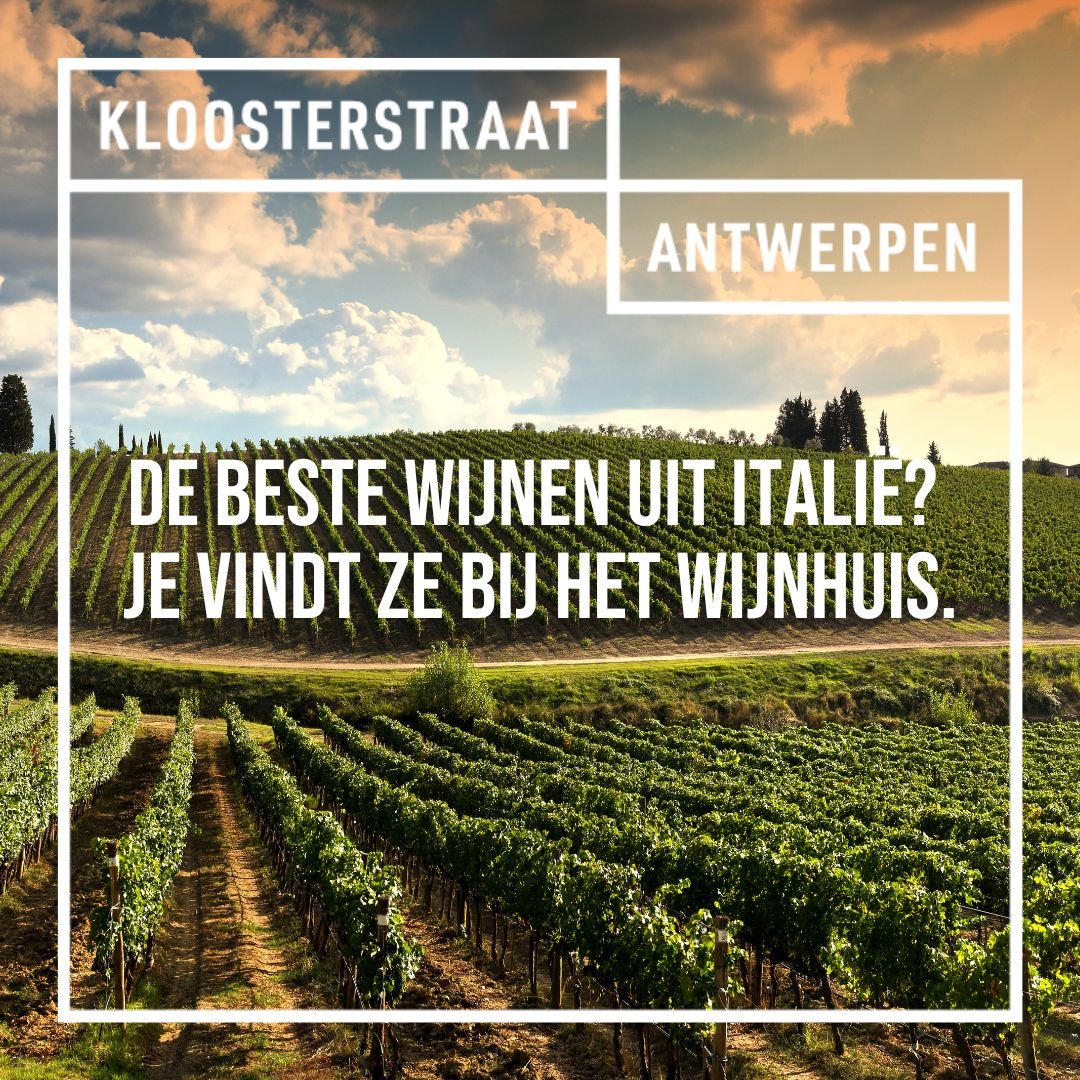 Laatste dag om van de actie op Italiaanse wijnen te genieten bij Het Wijnhuis. 