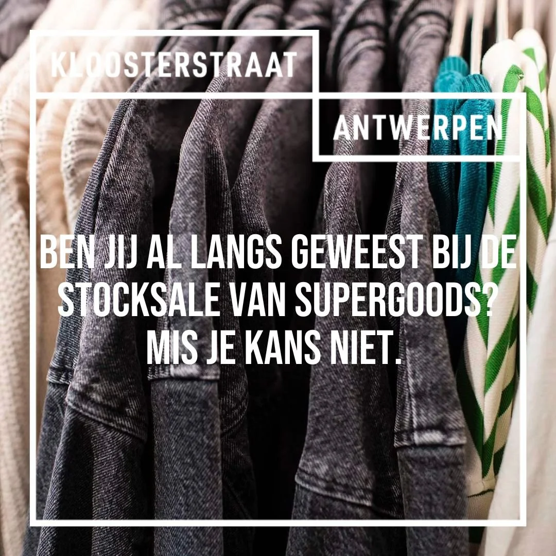 Heb je de stocksale van Supergoods al gecheckt?