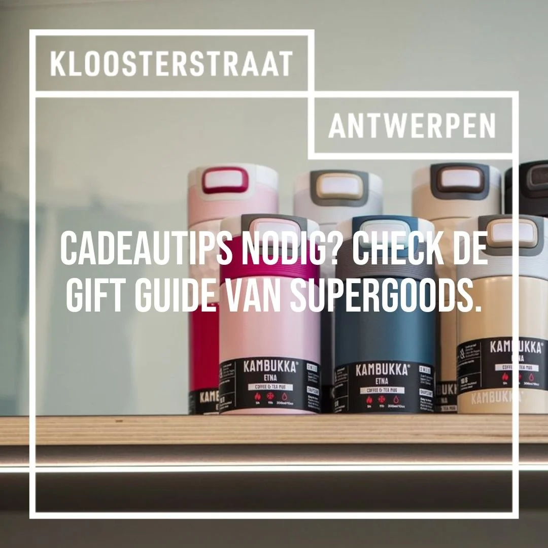 Kan je wel wat cadeau-inspiratie gebruiken? Check de gift guide van Supergoods. 