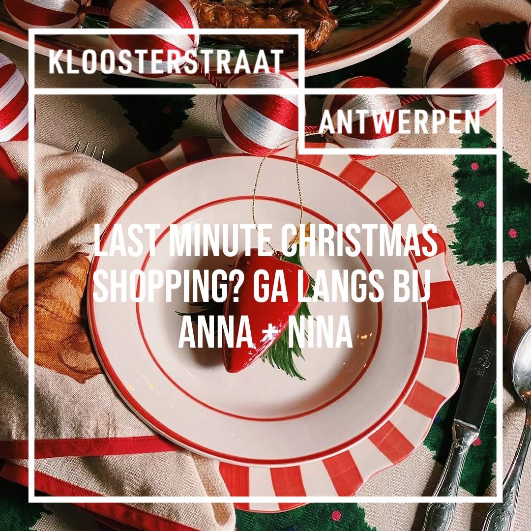 Last minute kerstshoppen? Ga langs bij Anna+Nina.