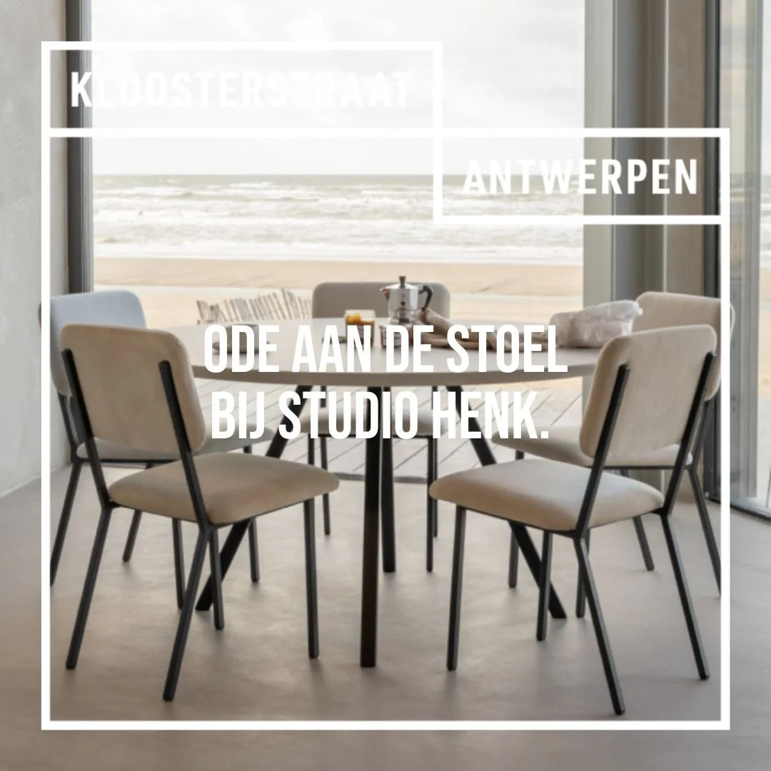 Studio Henk brengt een ode aan de eetkamerstoel met fijne actie.