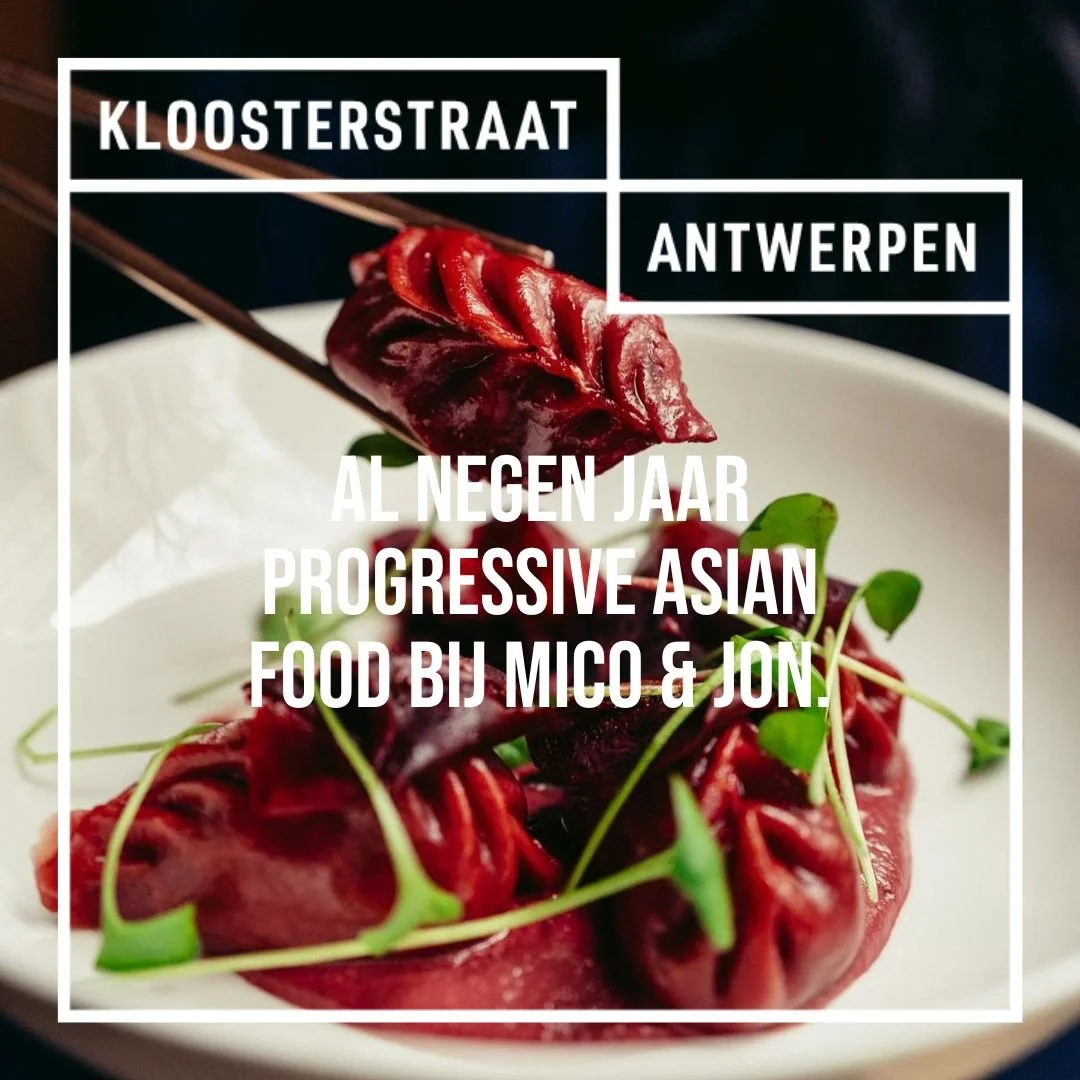 Al negen jaar Asian Progressive food bij Mico &amp; Jon. 