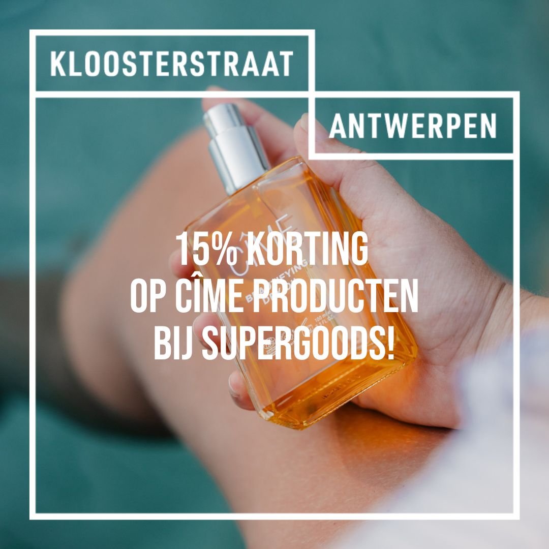 Stralend nieuws: 15% korting op CÎME bij Supergoods! (Copy)