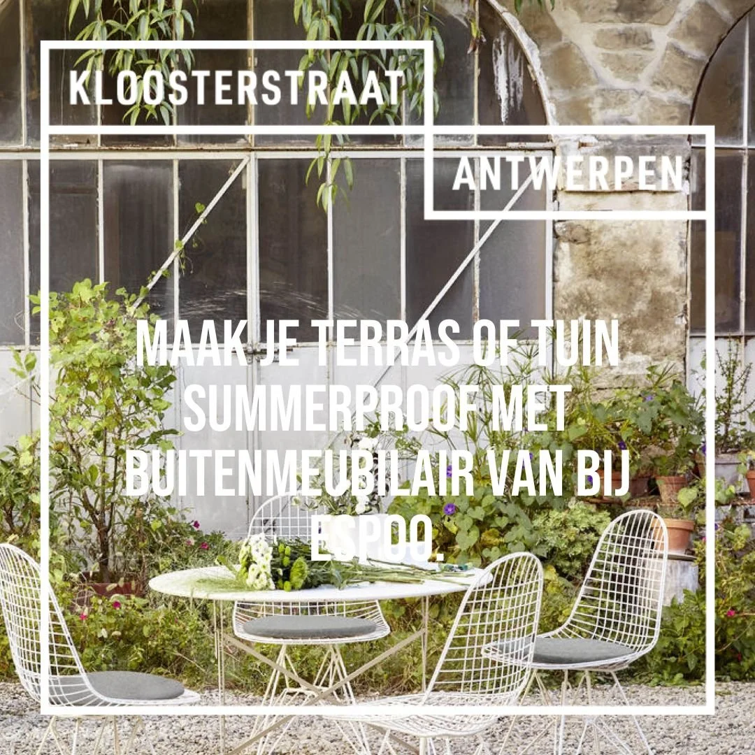 Maak je terras of tuin summerproof met de buitenmeubelen van espoo.
