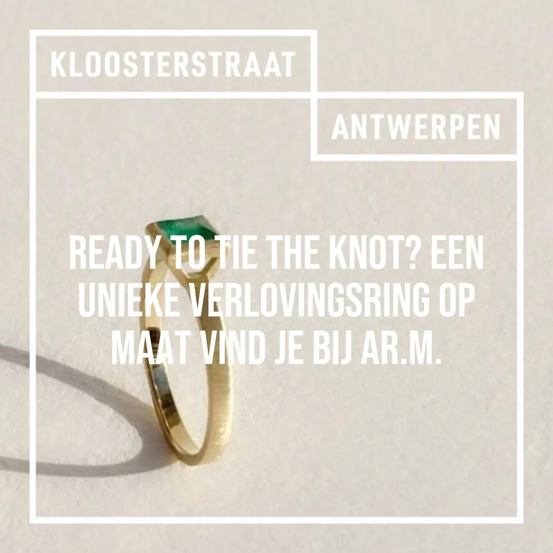 Een verlovingsring op maat van jouw liefdesverhaal bij AR.M Studio