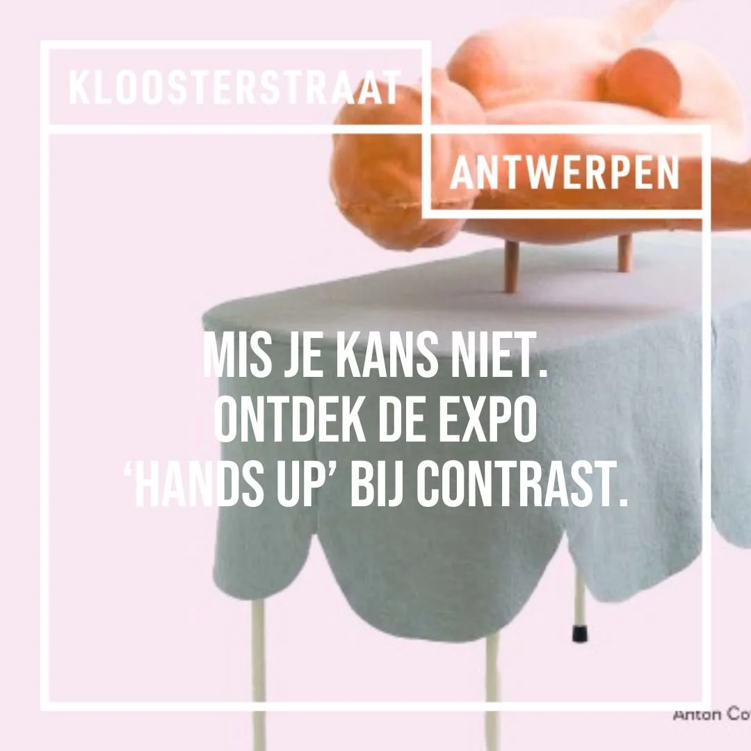 Nog tot 28 juni ontdek je de expo ‘Hands Up’ bij Contrast.