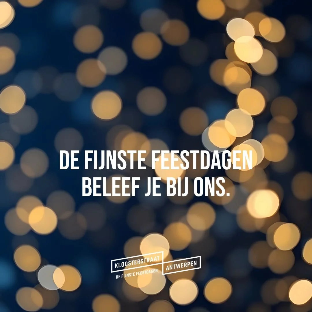 De fijnste feestdagen? Die beleef je bij ons.
