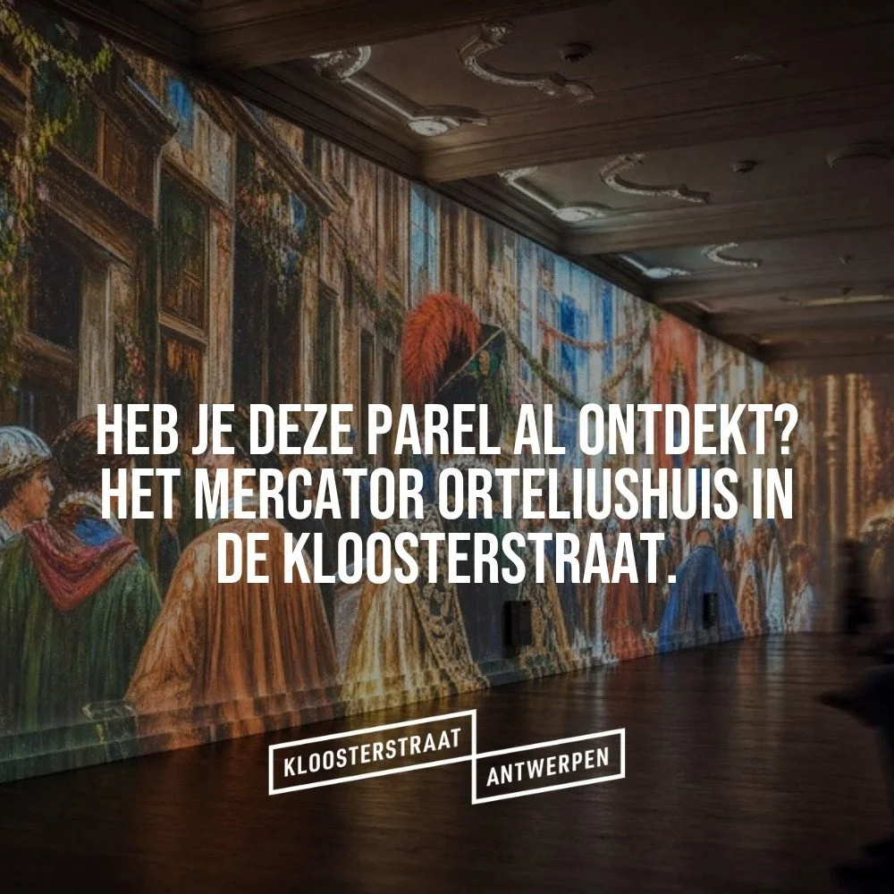Heb je deze parel in onze straat al ontdekt? In het Mercator Orteliushuis stap je de Gouden Eeuw van Antwerpen binnen.