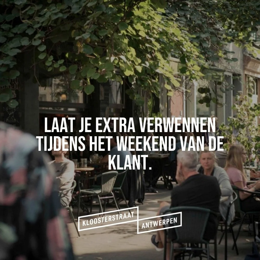 Laat je extra verwennen tijdens het Weekend van de Klant.