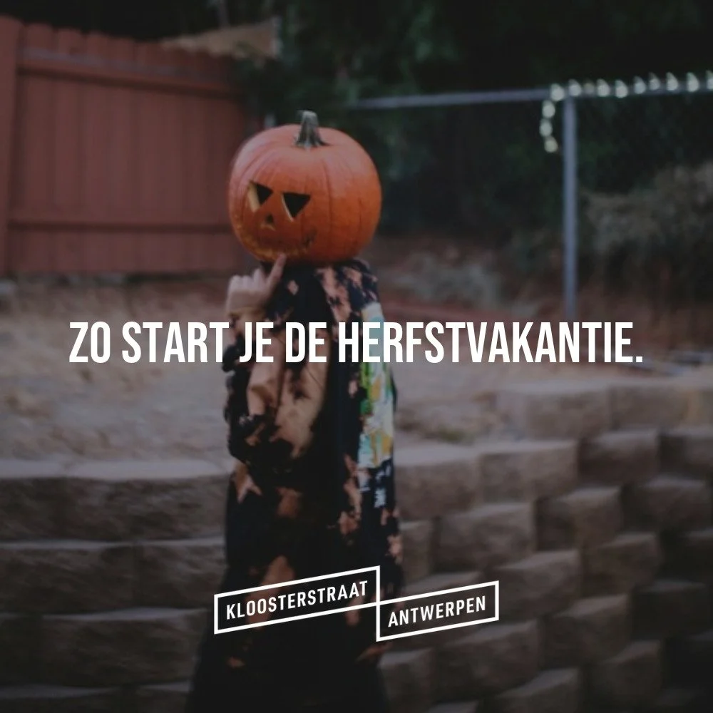 Zo start je de herfstvakantie perfect in de Kloosterstraat.