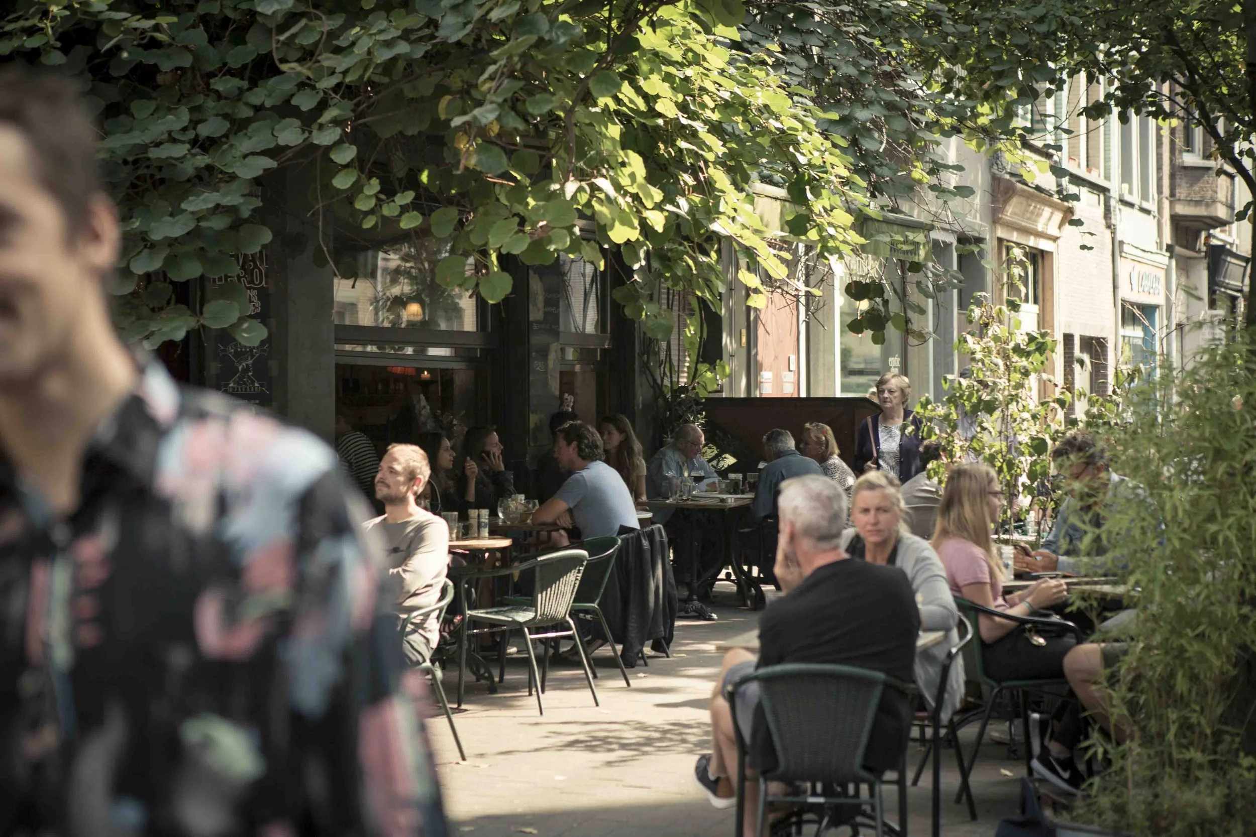 Terras in de Kloosterstraat